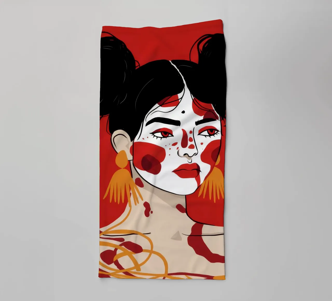 Bold Expression towel by Twilight Muse