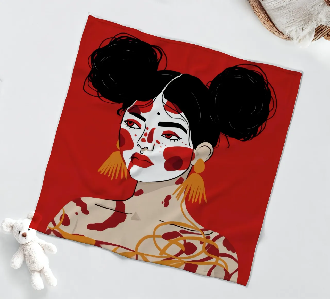 Bold Expression Fleecedecke von Twilight Muse