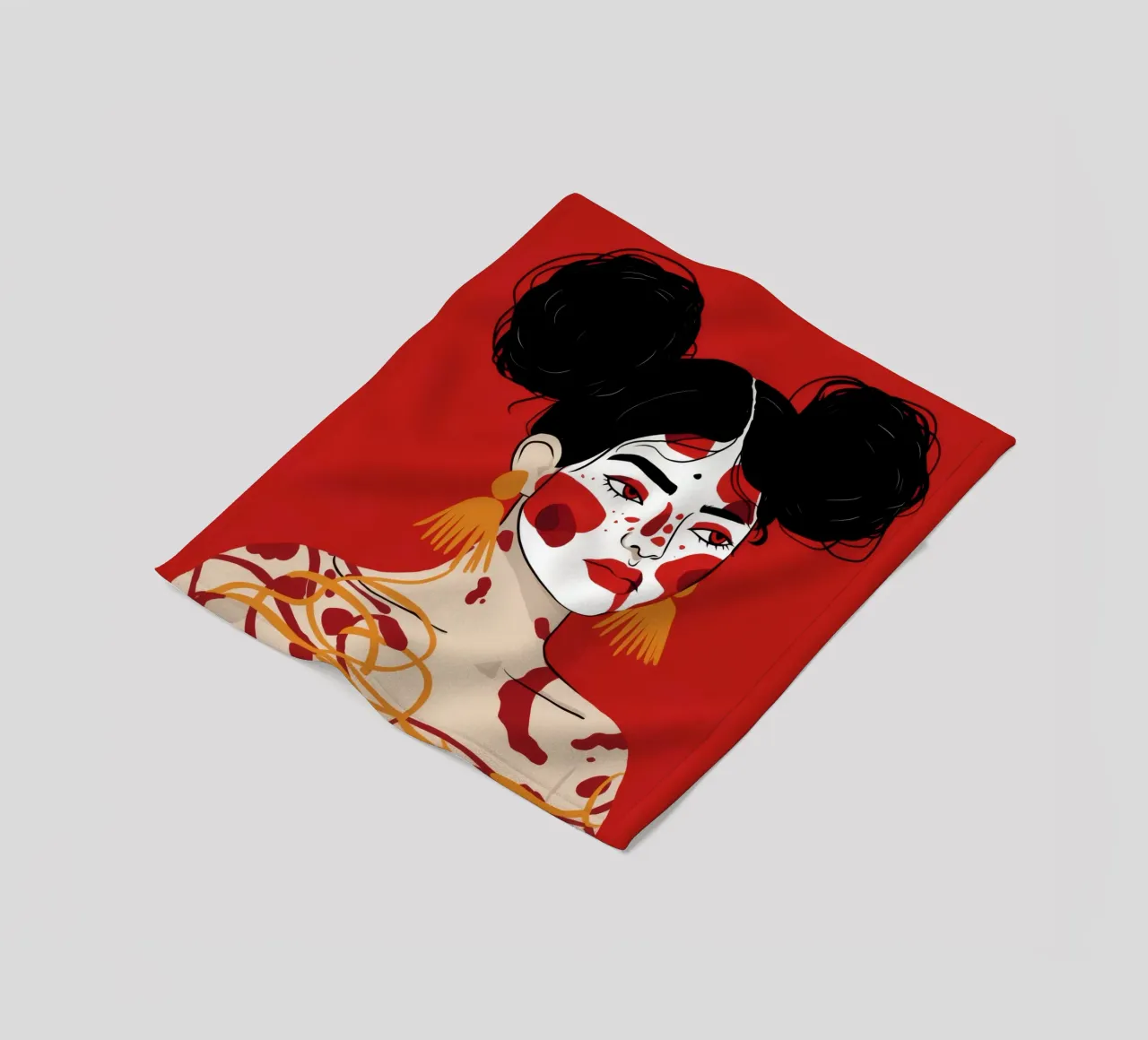 Bold Expression Fleecedecke von Twilight Muse