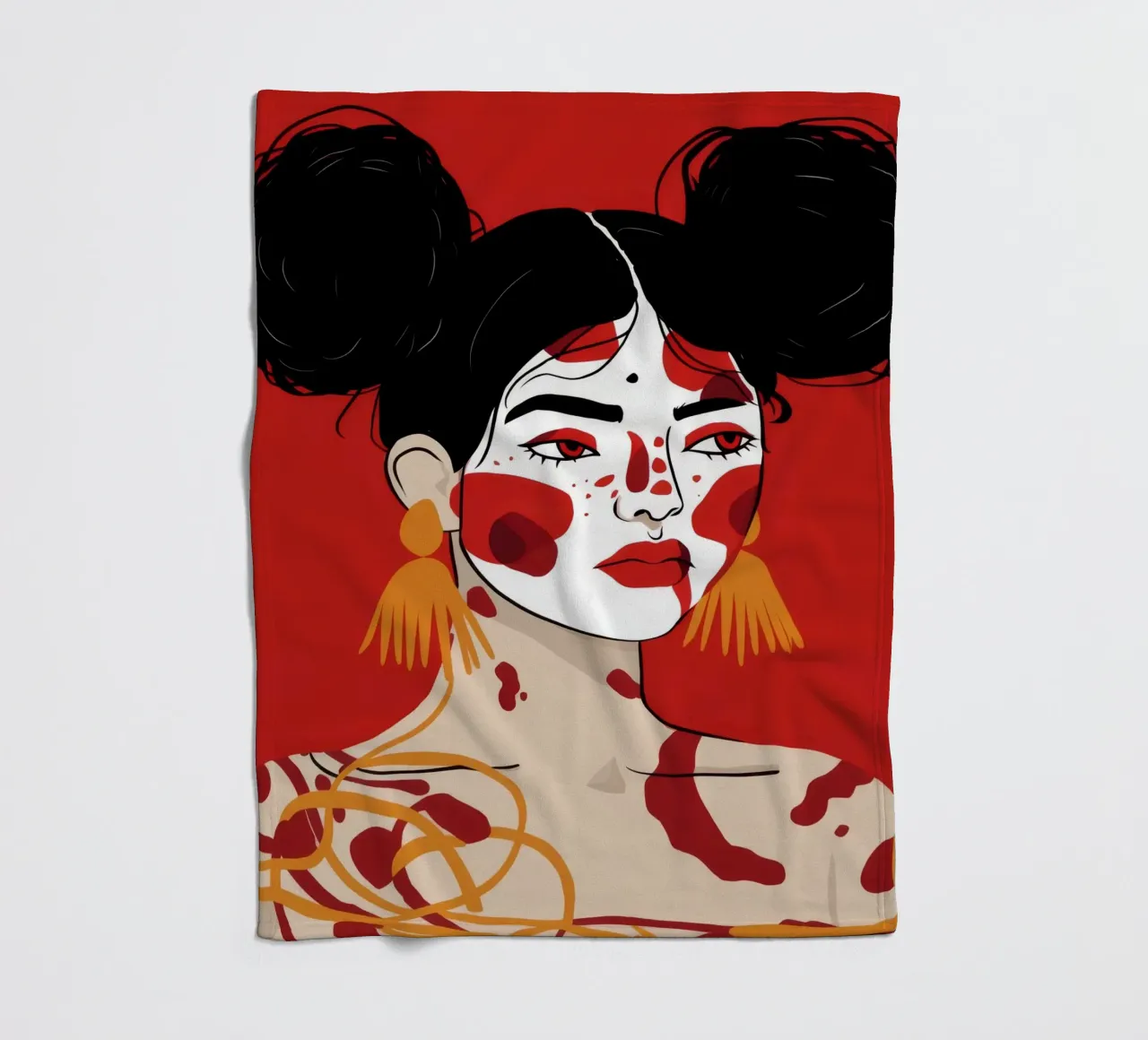 Bold Expression Fleecedecke von Twilight Muse