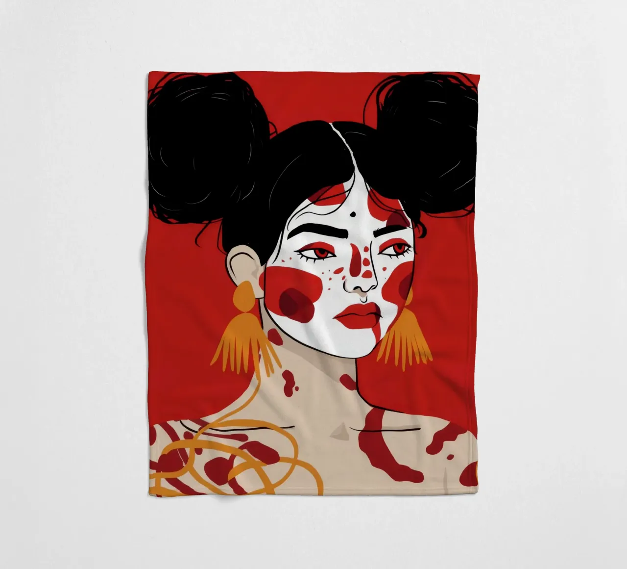 Bold Expression Fleecedecke von Twilight Muse