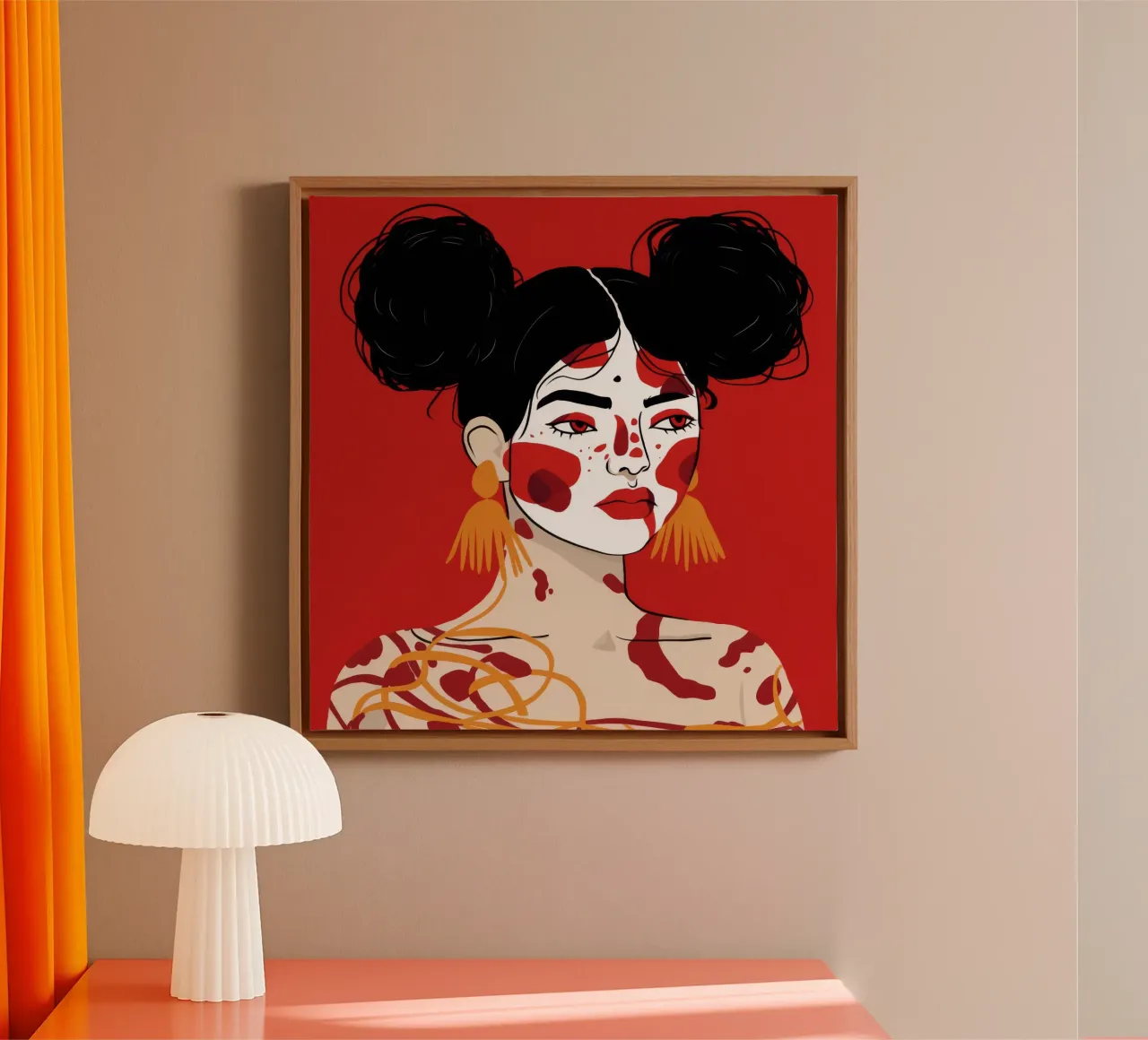 Bold Expression canvas by Twilight Muse