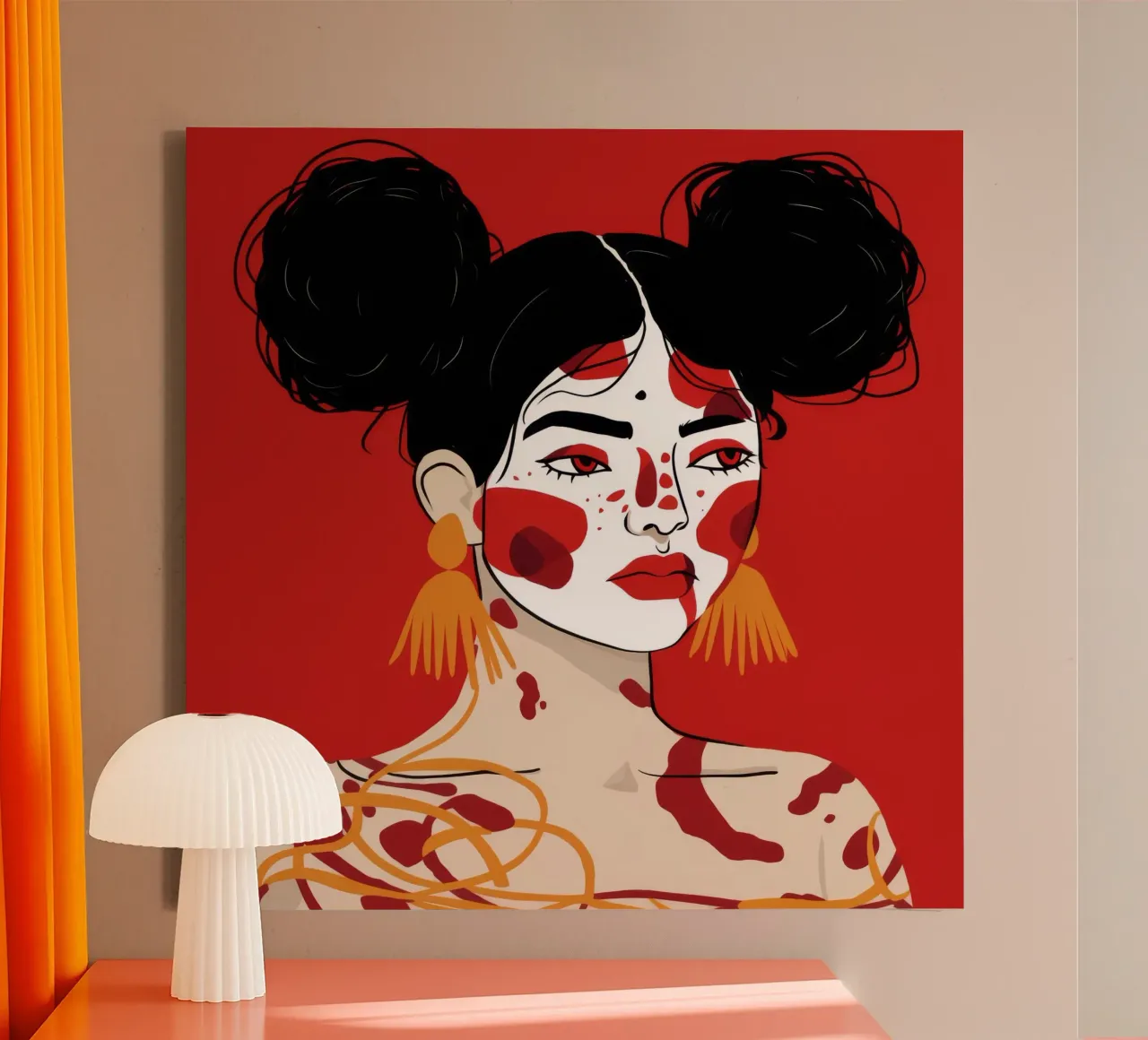 Bold Expression canvas by Twilight Muse