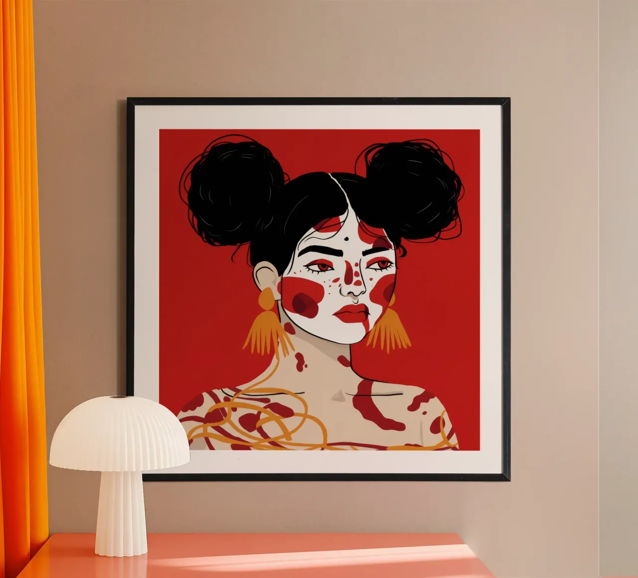 Gedurfde uitdrukking poster van Twilight Muse