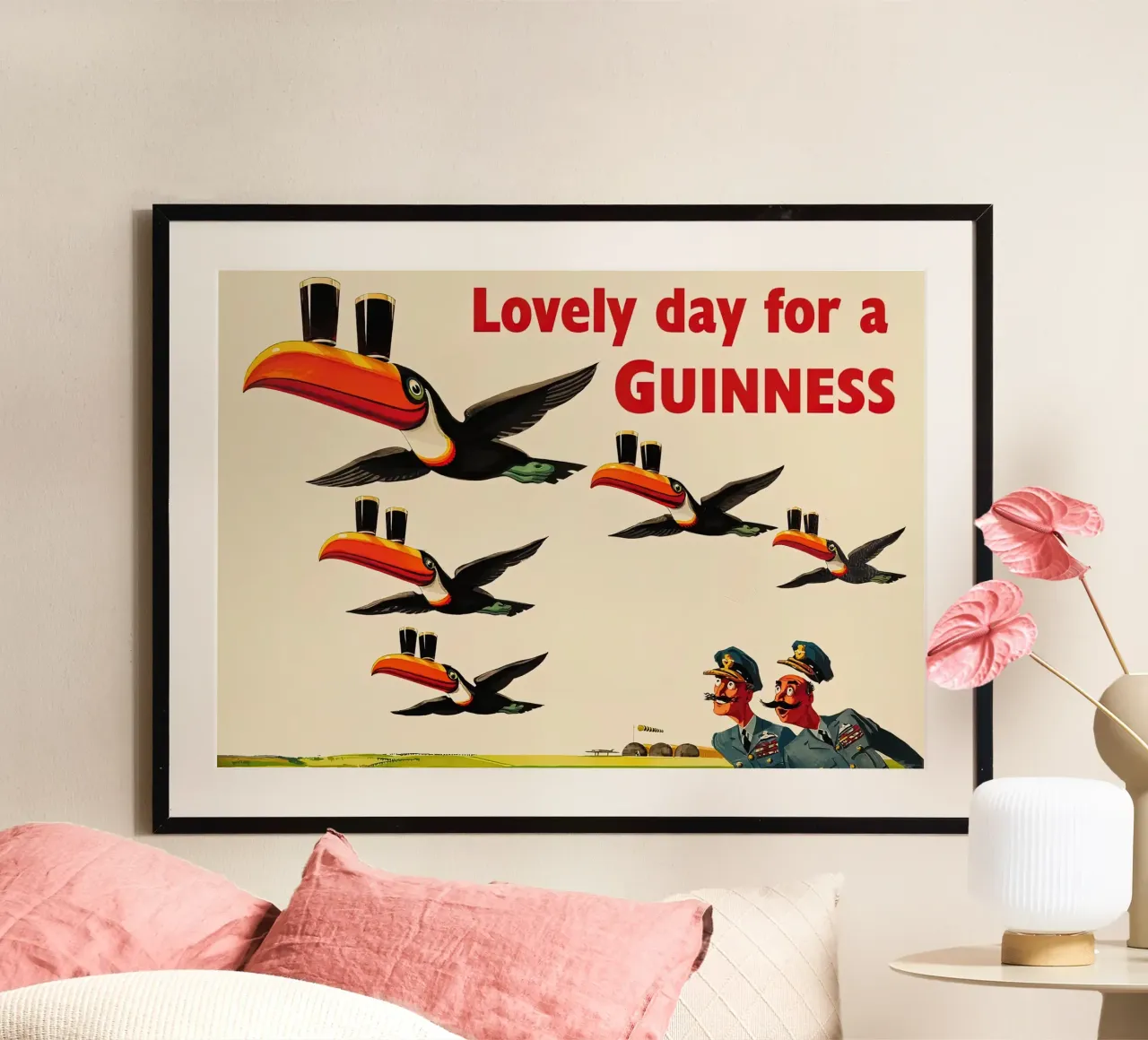 uccelli volanti per la Guinness poster da Danielshop