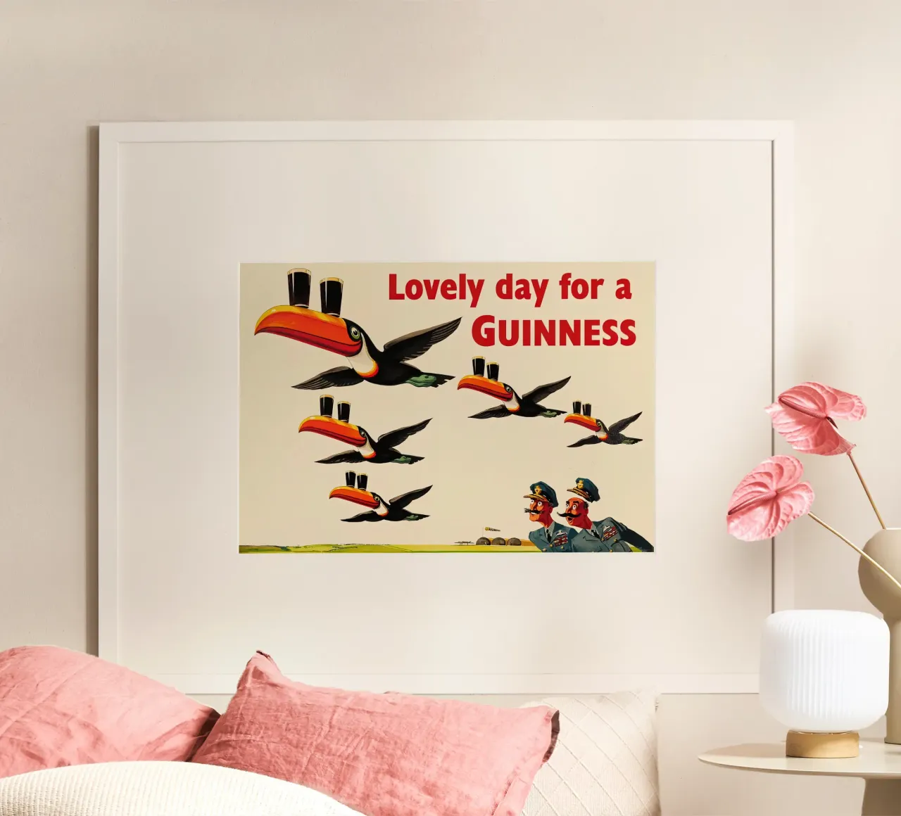 uccelli volanti per la Guinness poster da Danielshop