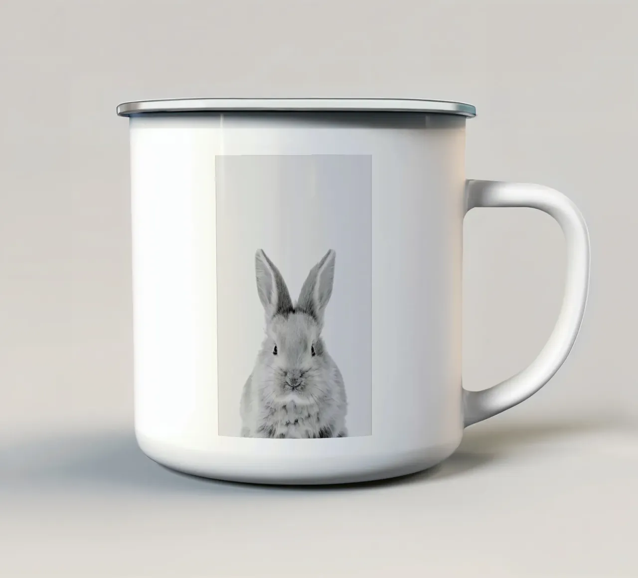 Bunny Classic tazza in smalto da Paws & Claws