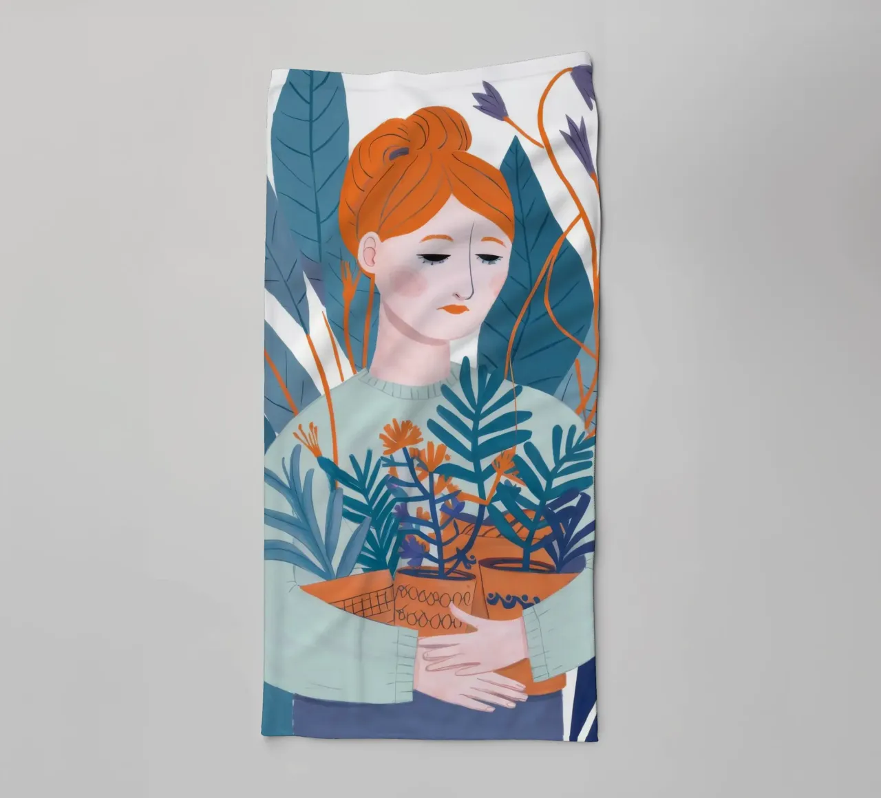 Armonía botánica toalla de baño de Twilight Muse