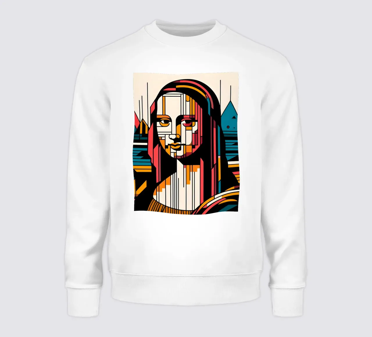 MONA LISA STILE BAUHAUS felpa da ARTOMATIC