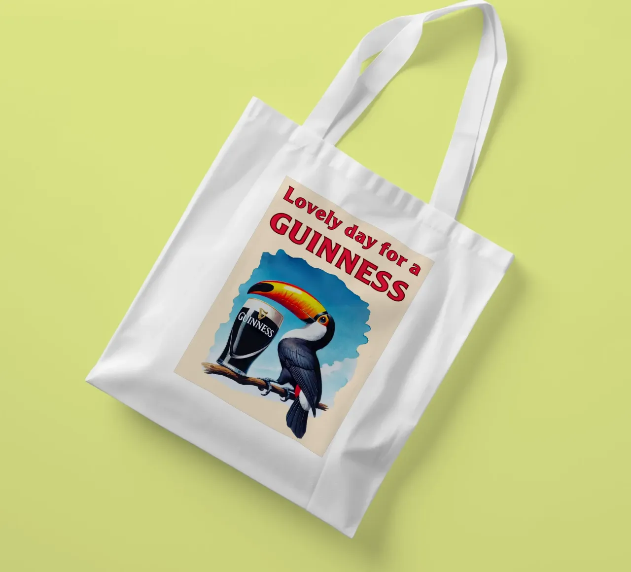 Brid Bella giornata per una Guinness borsa in juta da Danielshop