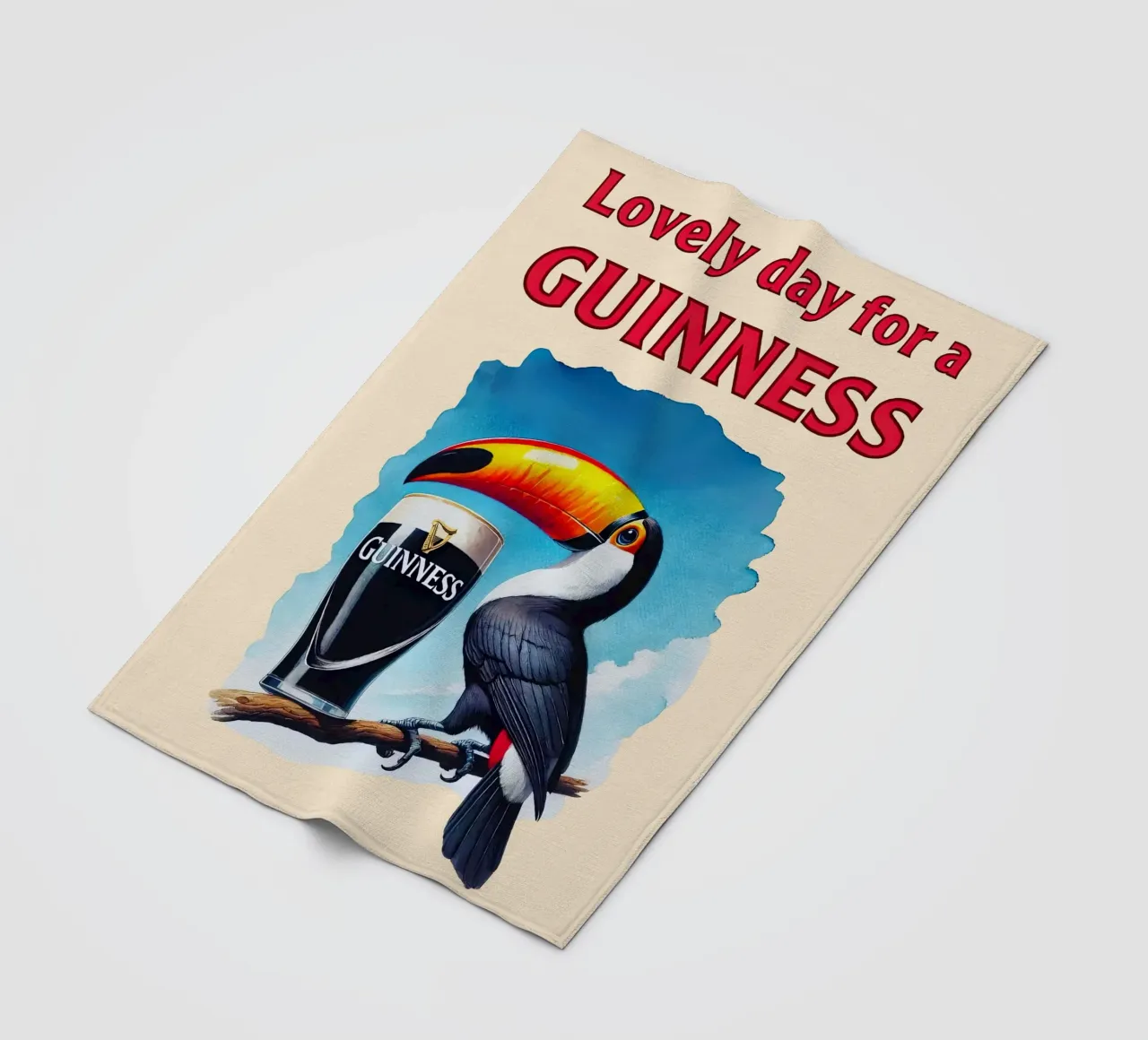 Brid Bella giornata per una Guinness coperta in pile da Danielshop