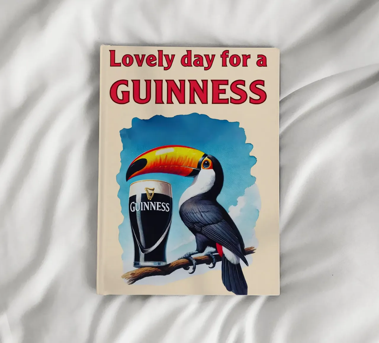 Brid Lovely day for a Guinness notebook by Danielshop