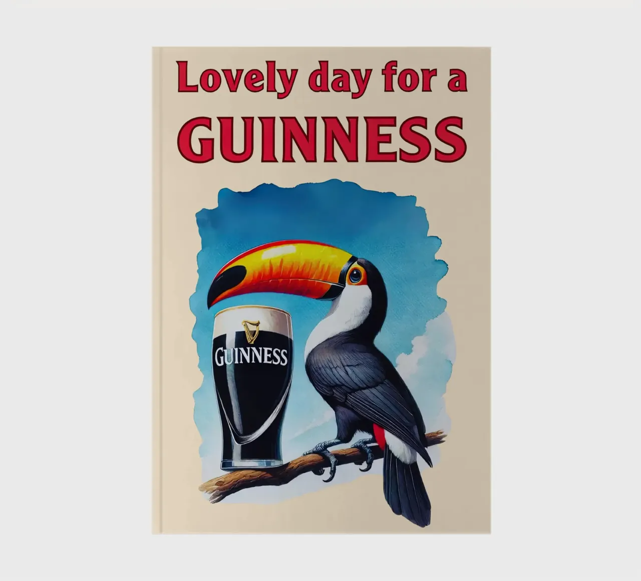 Brid Lovely day for a Guinness notebook by Danielshop