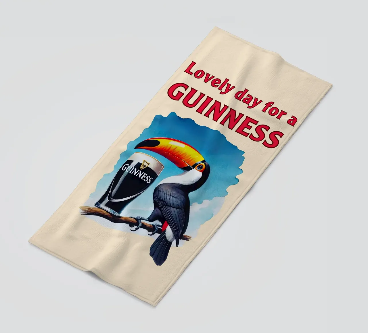 Brid Bella giornata per una Guinness telo mare da Danielshop