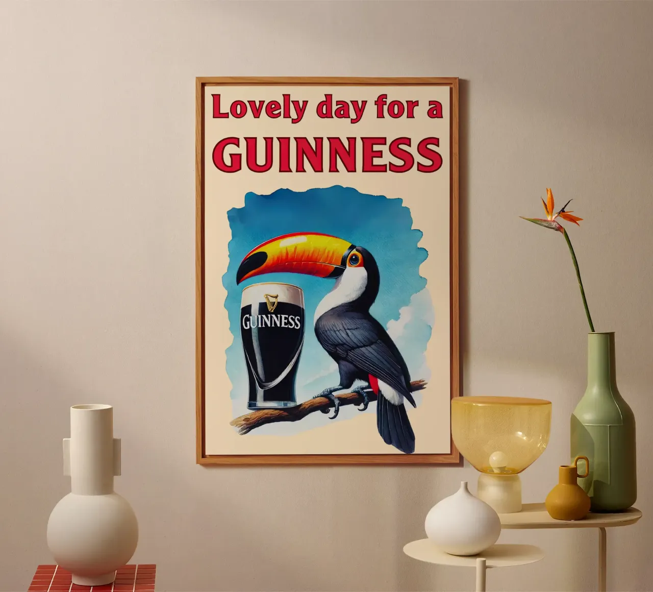 Brid Bella giornata per una Guinness alluminio dibond da Danielshop
