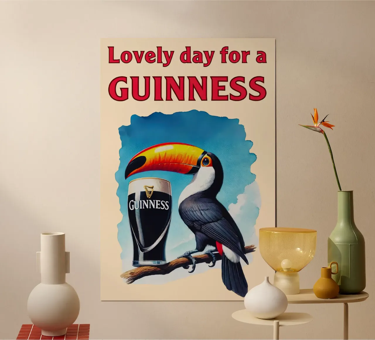 Brid Bella giornata per una Guinness carta hahnemühle da Danielshop
