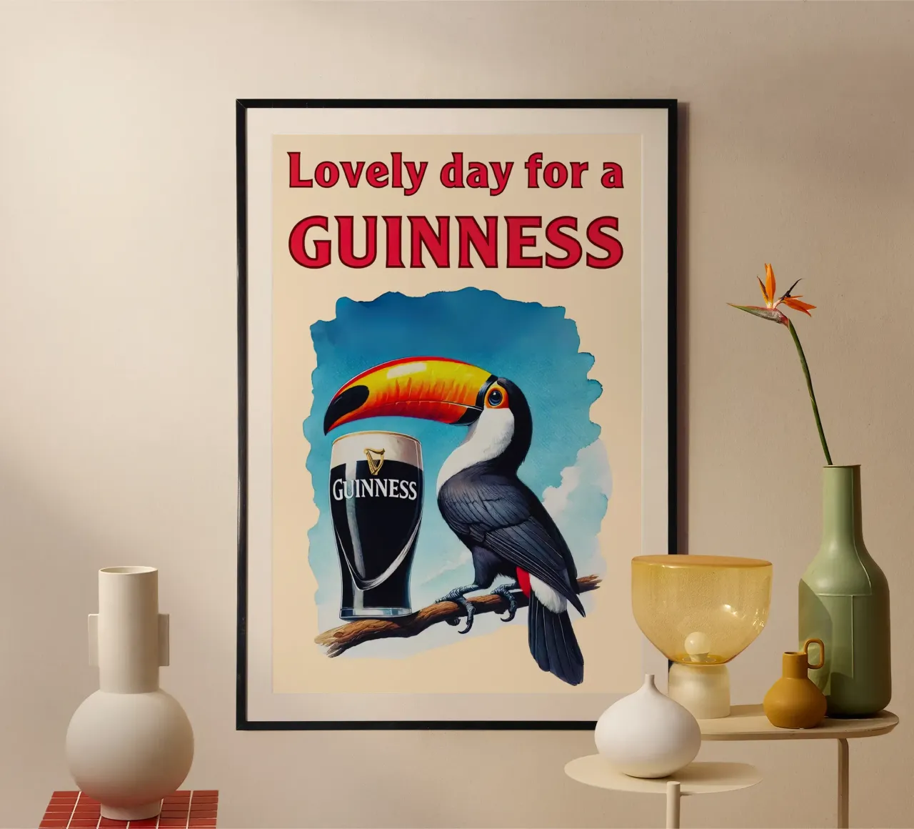 Brid Bella giornata per una Guinness carta hahnemühle da Danielshop