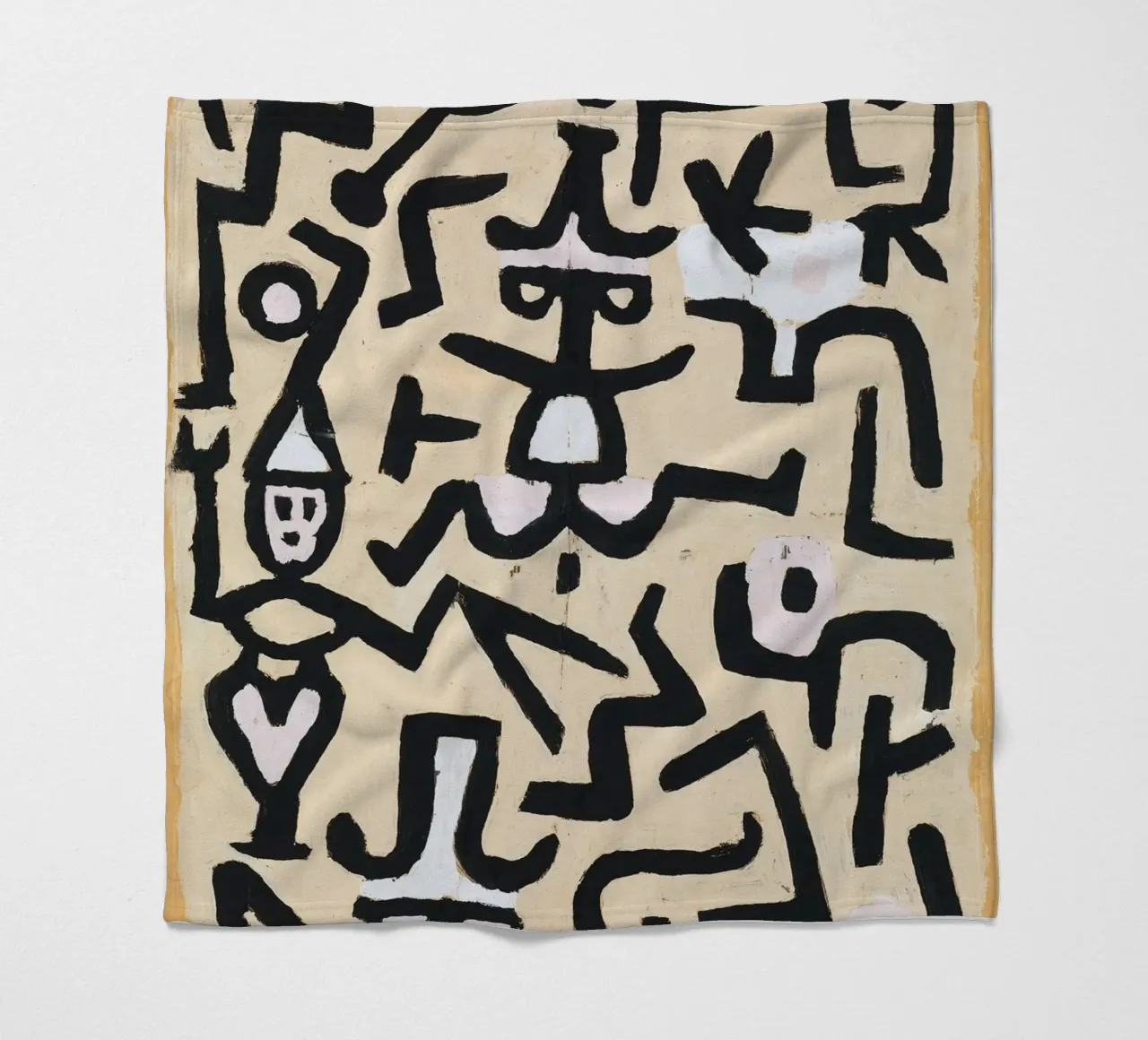 Paul Klee - Comedians Handbill coperta in pile da apoloprints