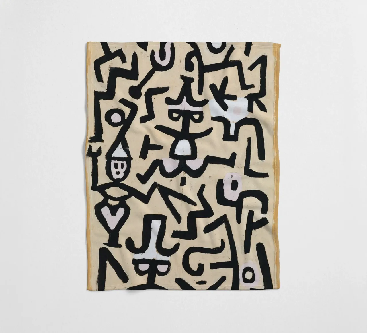 Paul Klee - Comedians Handbill coperta in pile da apoloprints