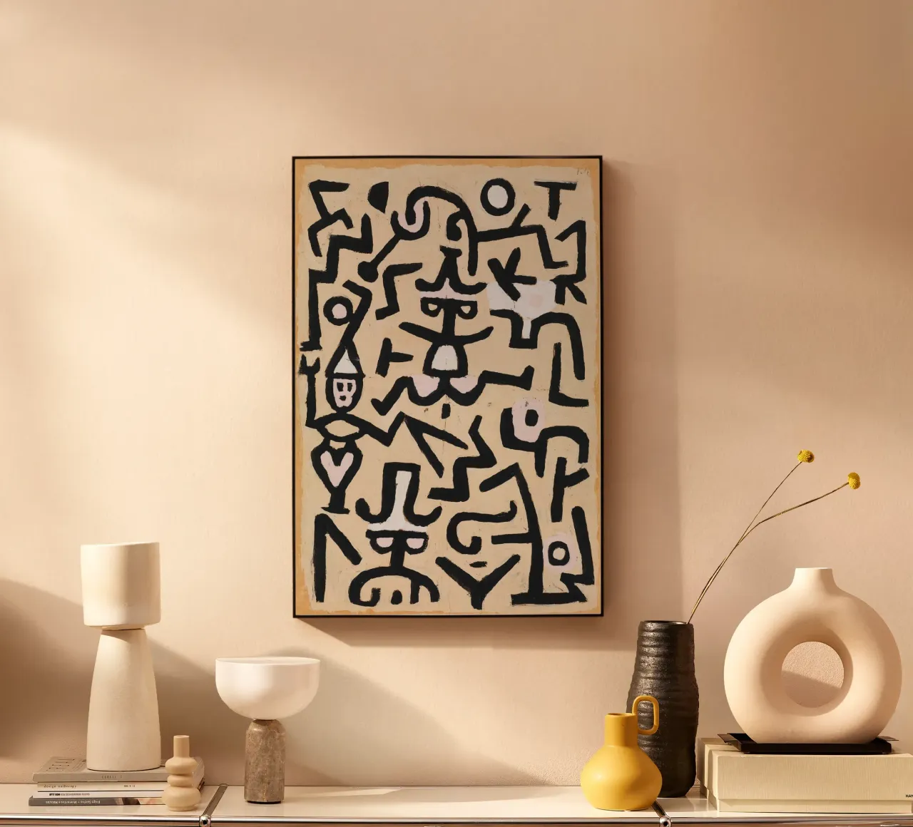 Paul Klee - Comedians Handbill acrylic glass by apoloprints
