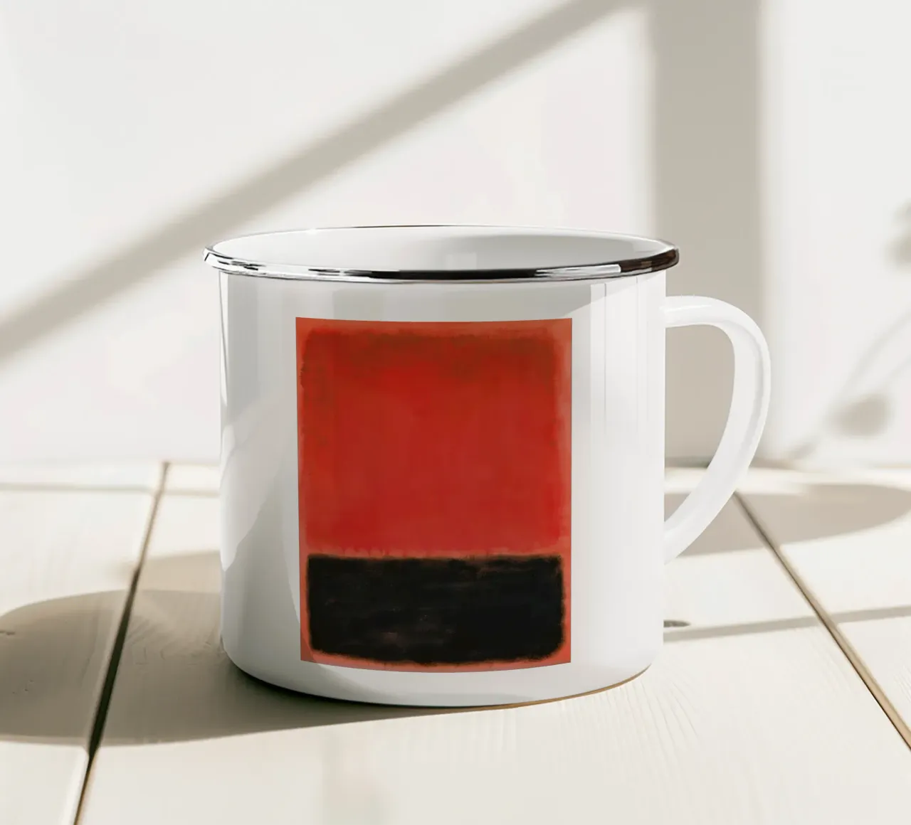 Composizione Mark Rothko tazza in smalto da Spencershop