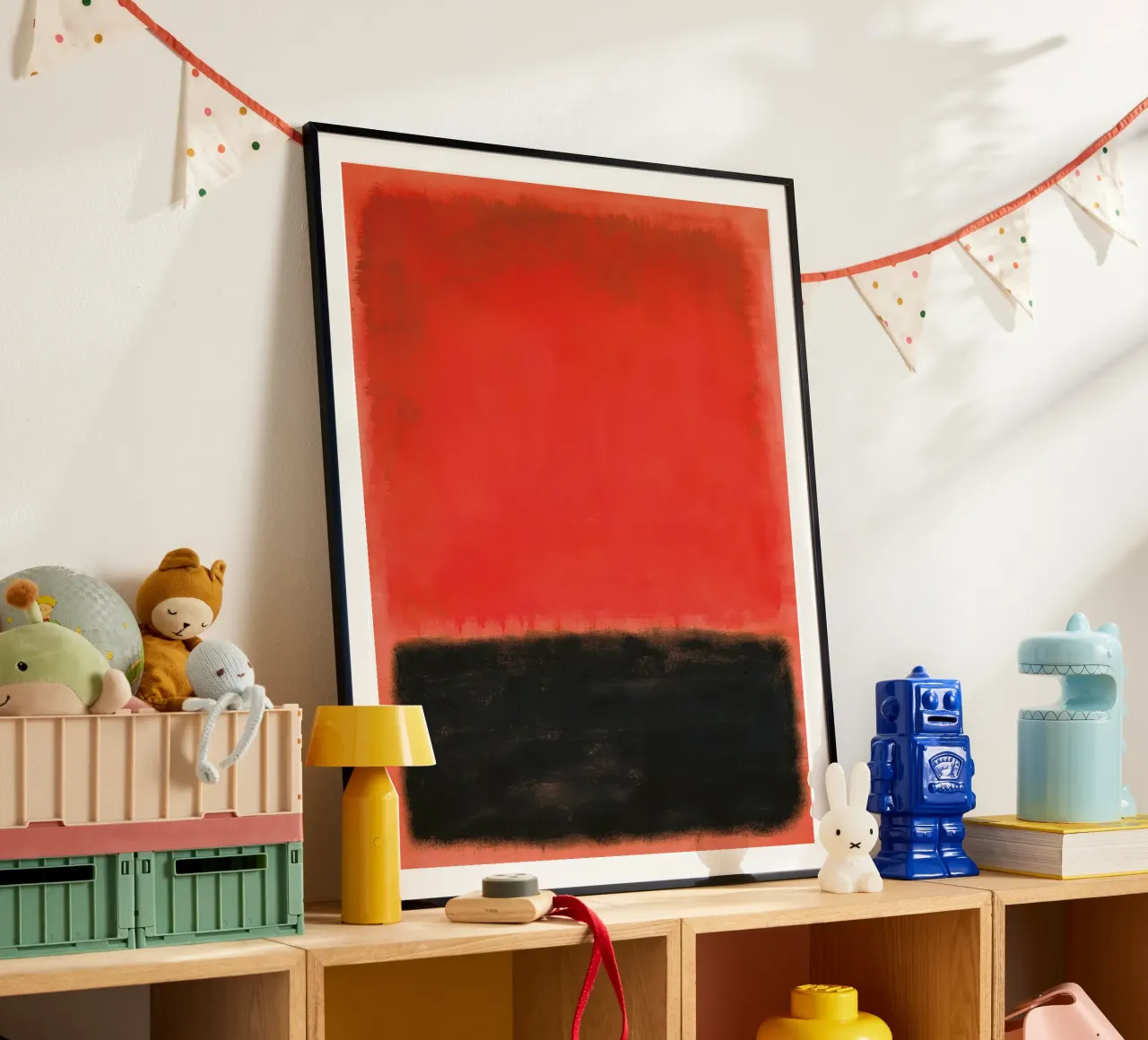 Composizione Mark Rothko poster con telaio in alluminio da Spencershop