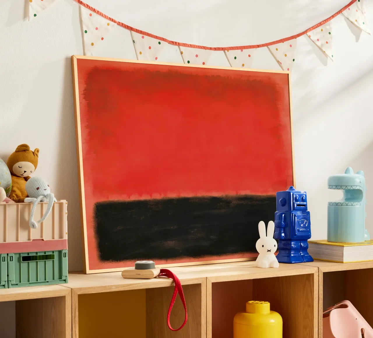 Composizione Mark Rothko poster con telaio in alluminio da Spencershop