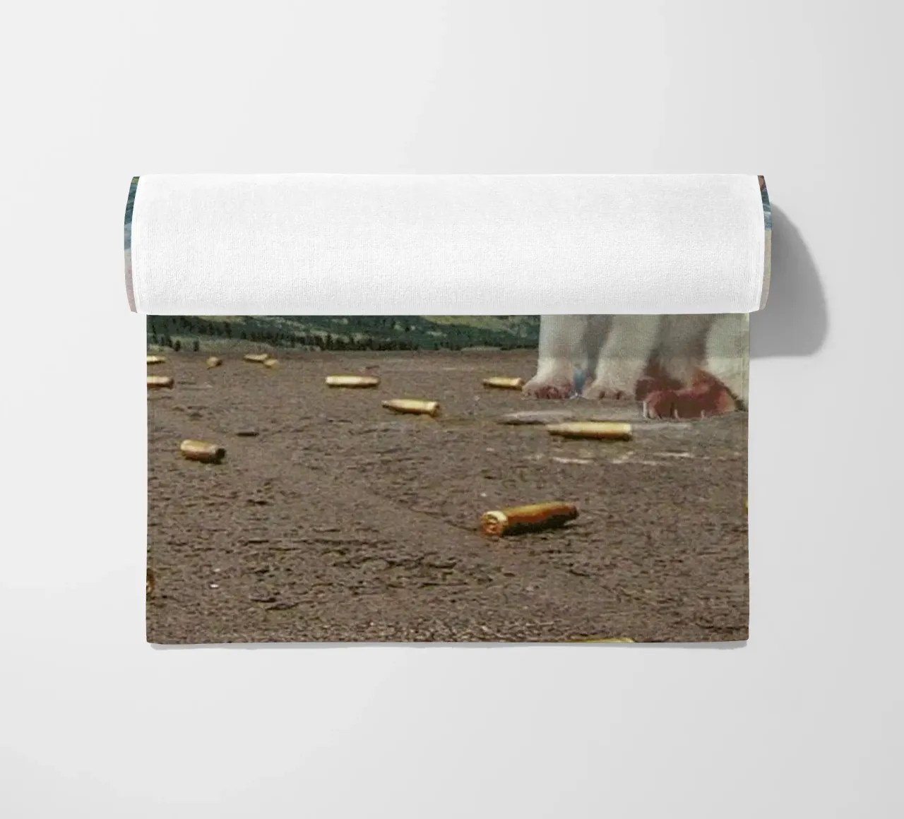 Big Cats of War beach towel by Jesse Treece