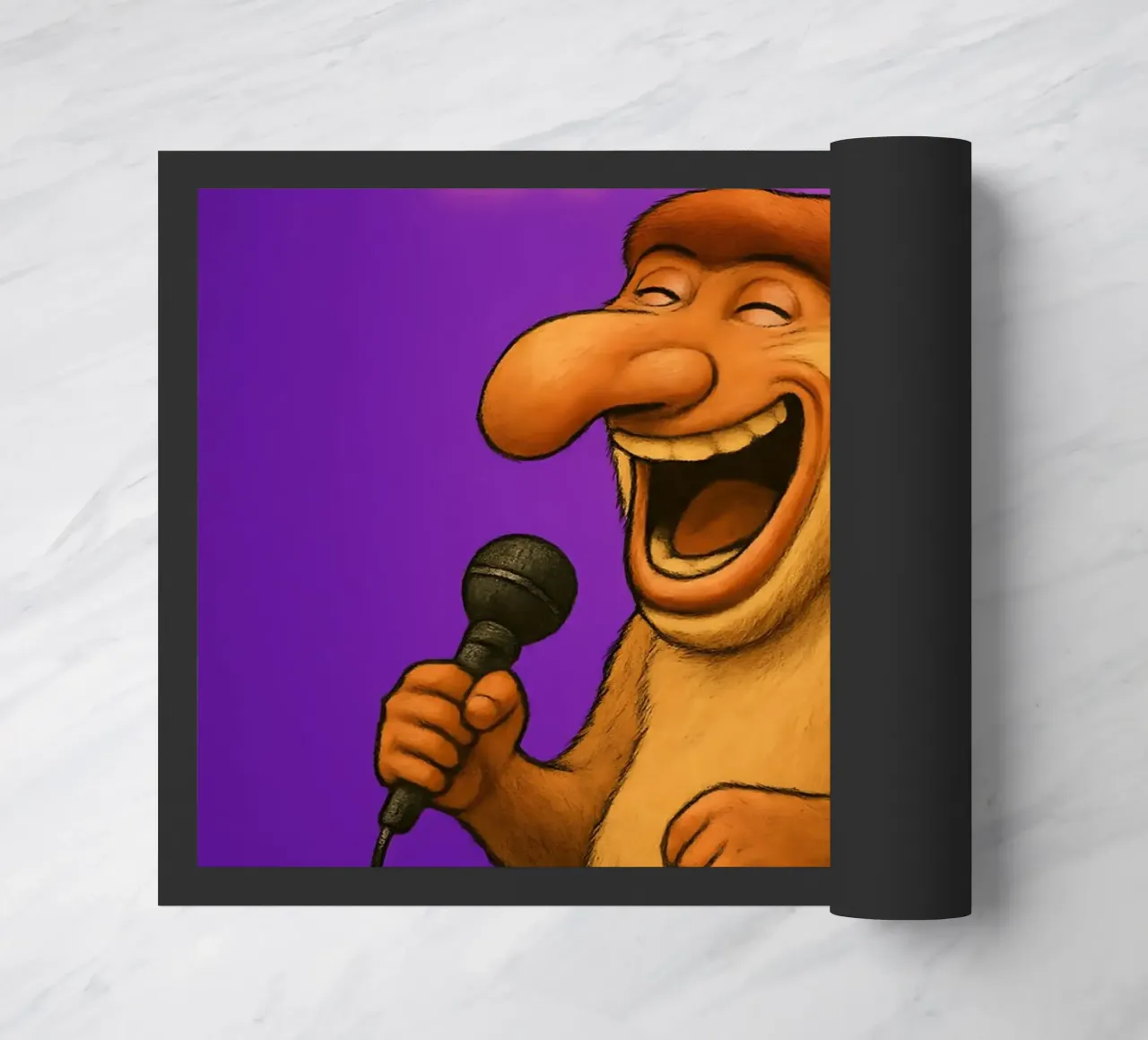 Funny Proboscis Monkey Meme zerbino da Funny Humor Art