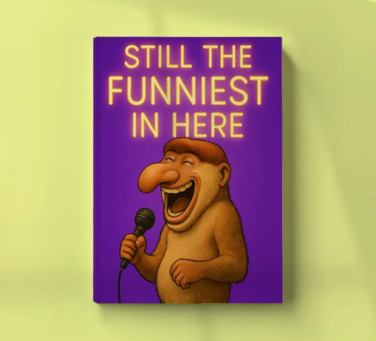 Funny Proboscis Monkey Meme diario da Funny Humor Art
