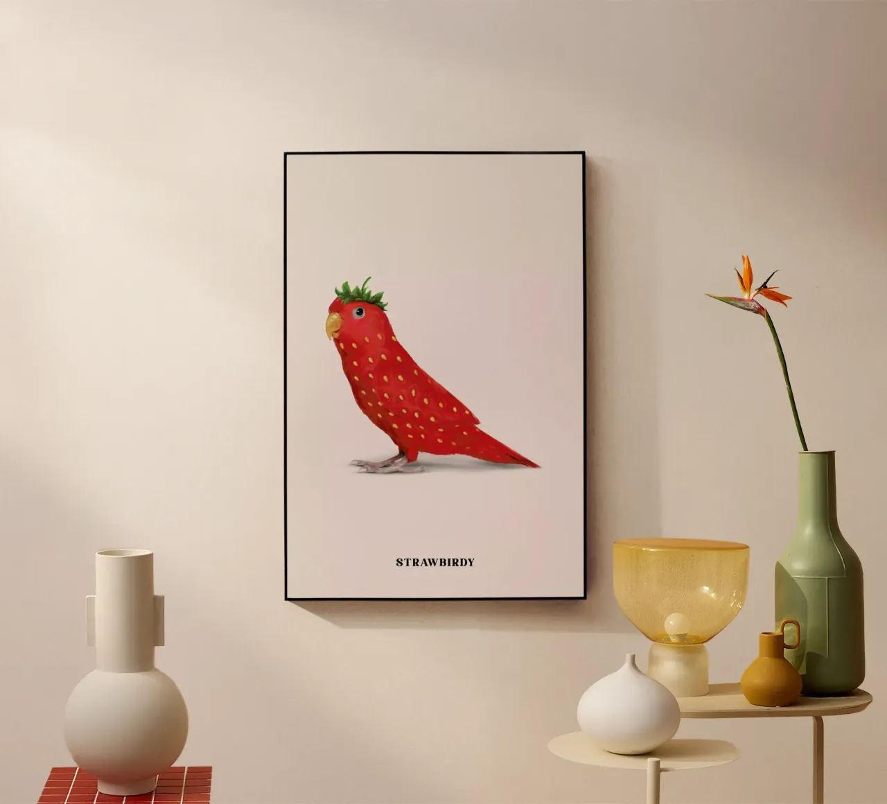 Strawbirdy plexiglass da Jonas Loose