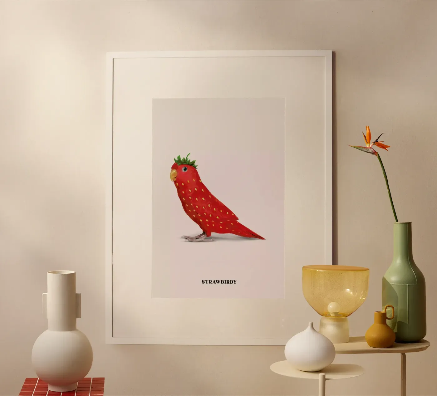 Strawbirdy poster da Jonas Loose