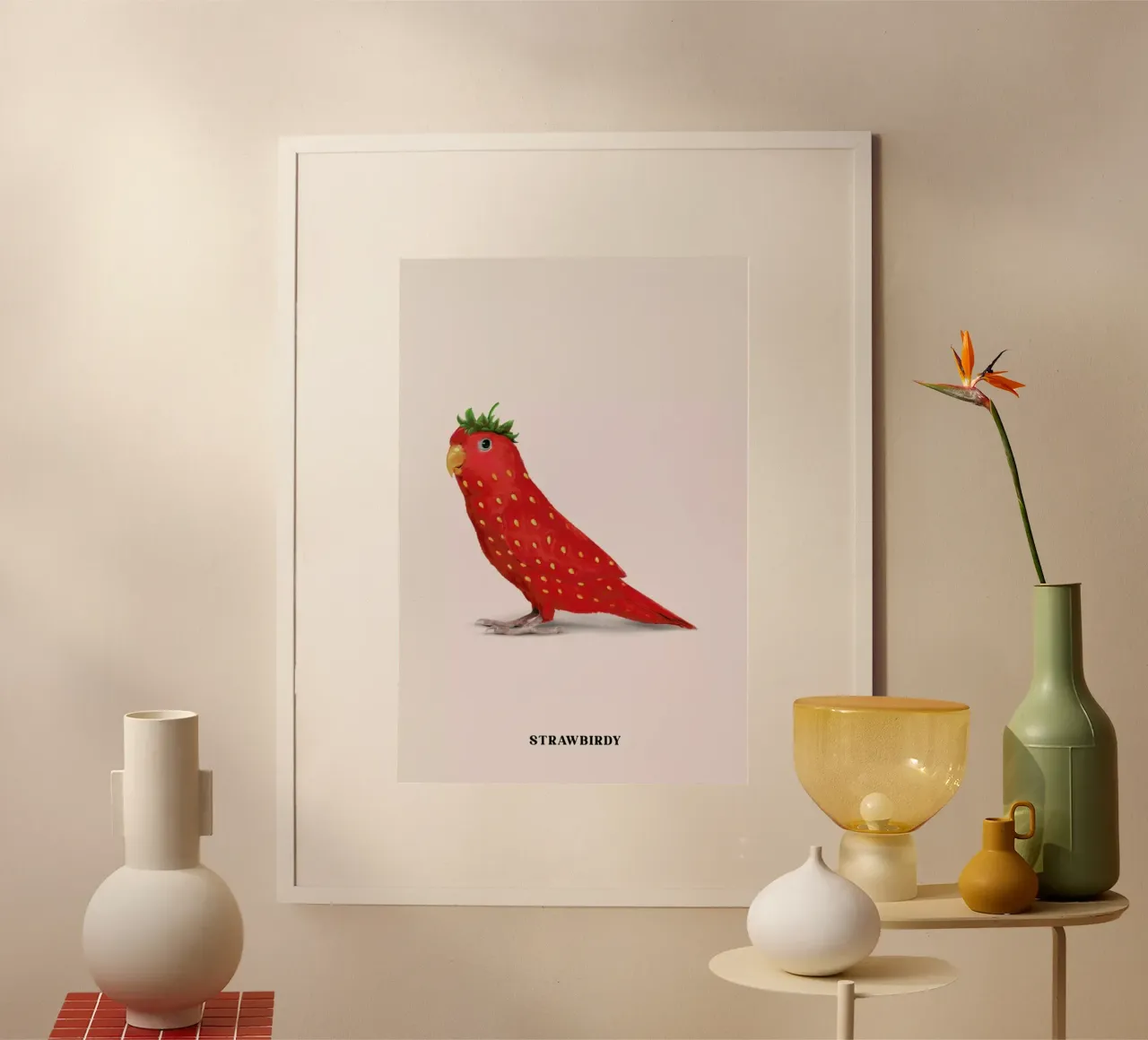 Strawbirdy poster da Jonas Loose