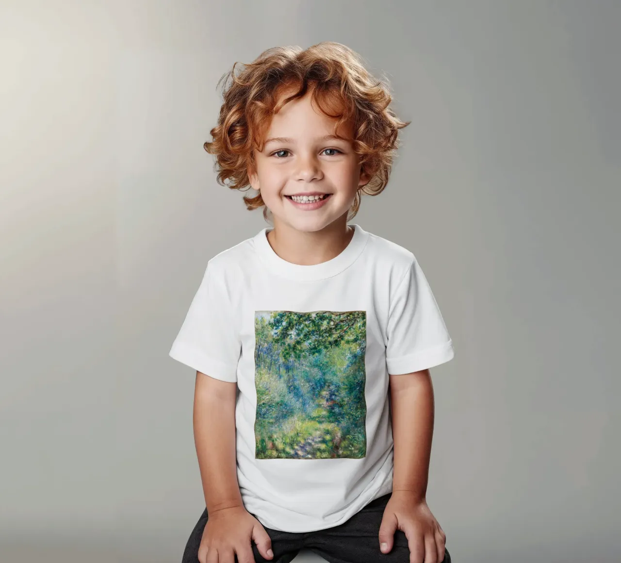 Renoir - Path in the Forest t-shirt bambini da apoloprints