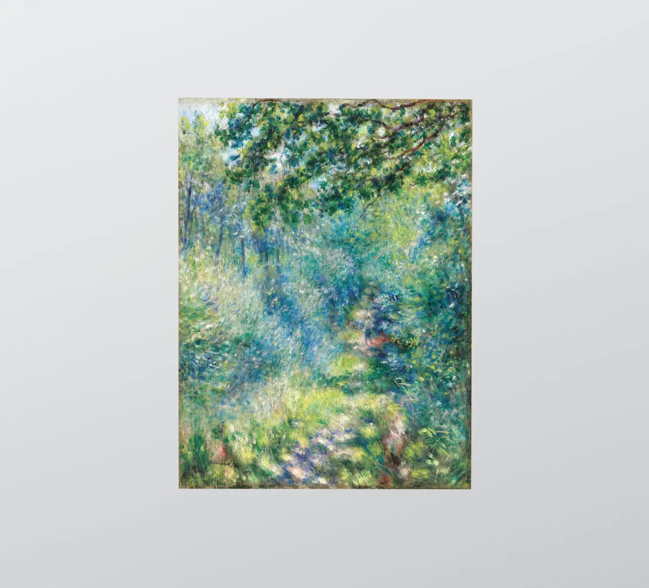 Renoir - Path in the Forest adesivo da apoloprints