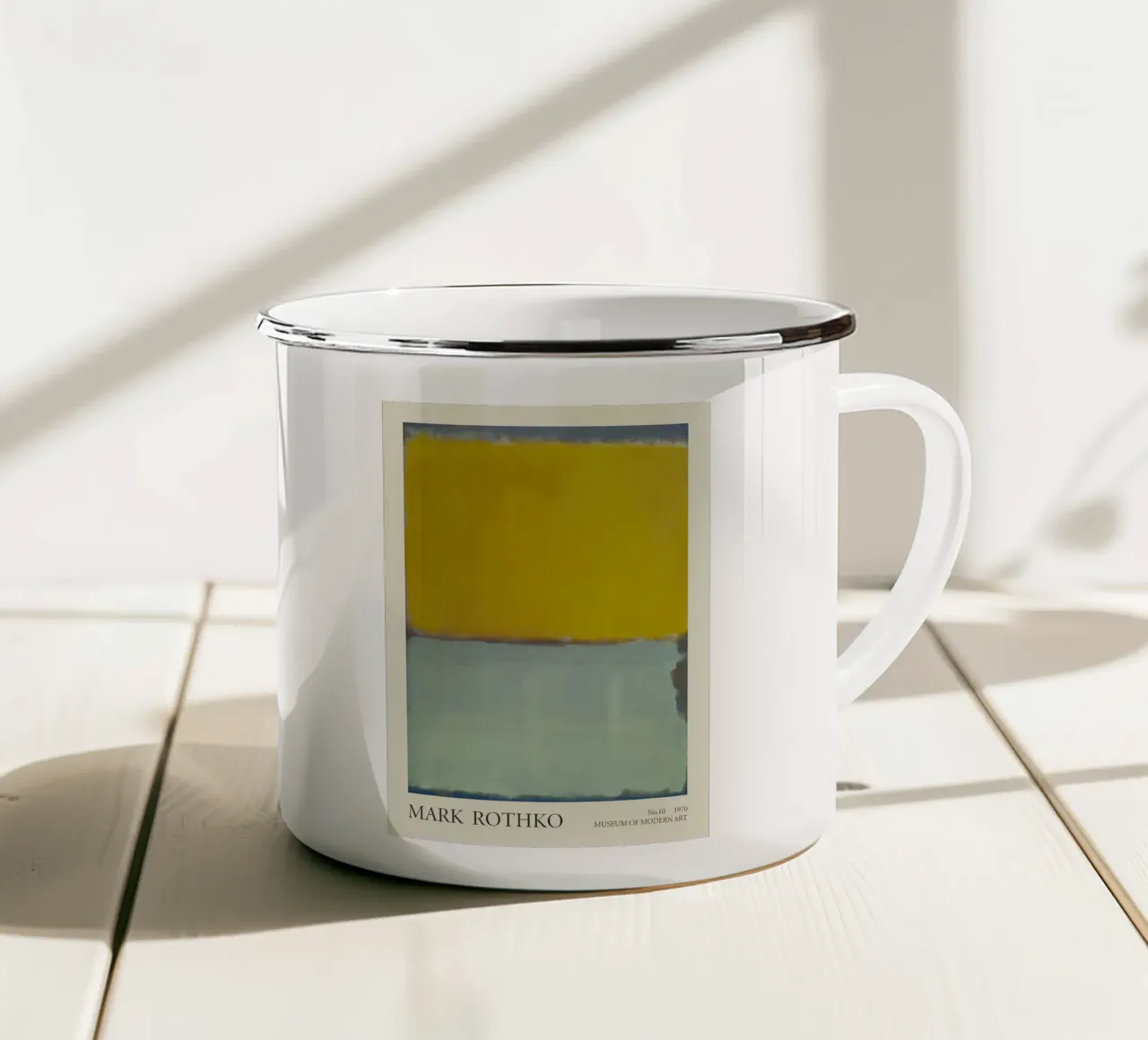 Mark Rothko n. 10 1970 tazza in smalto da Spencershop
