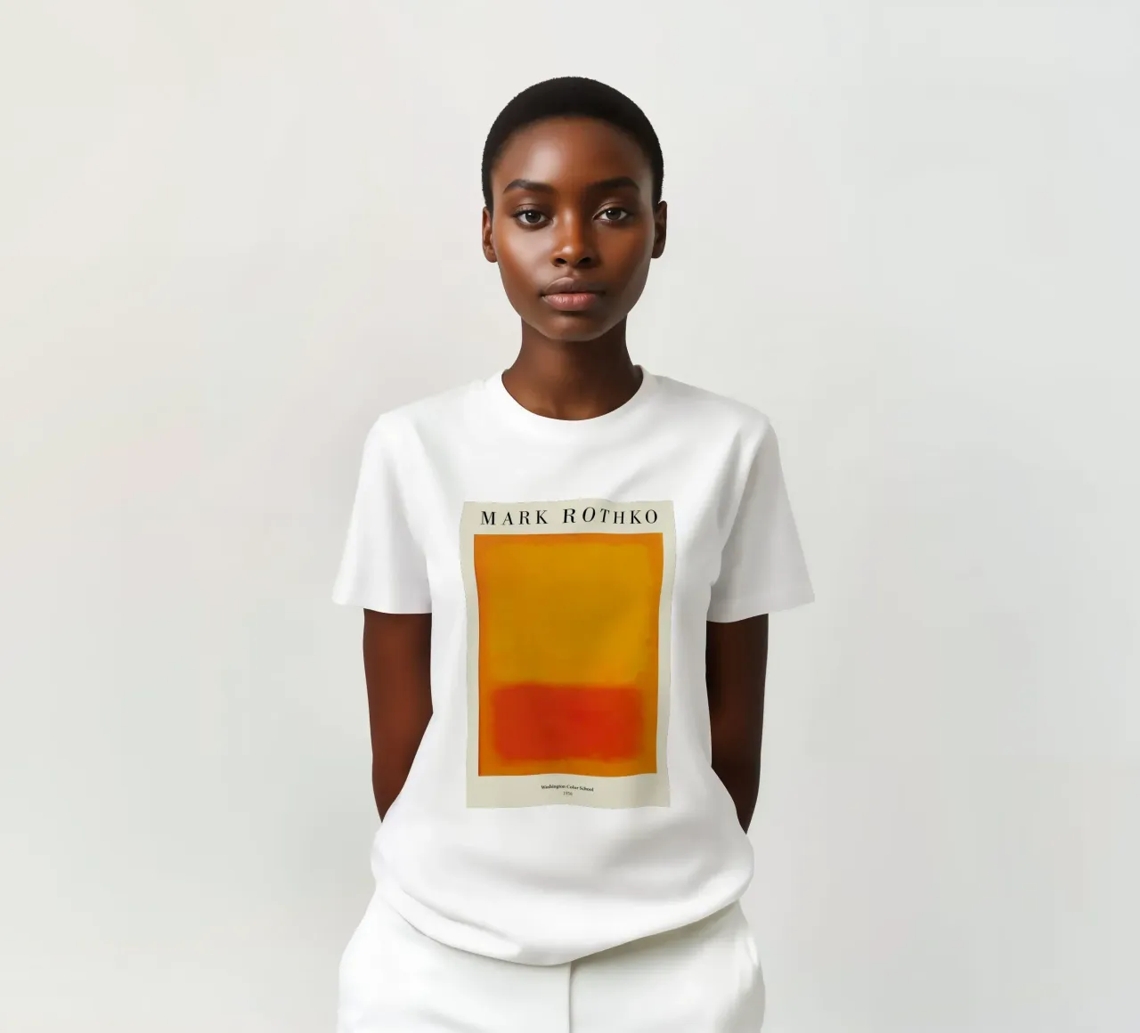 Mark Rothko Arancione Scuola del colore di Washington 1956 t-shirt da Spencershop