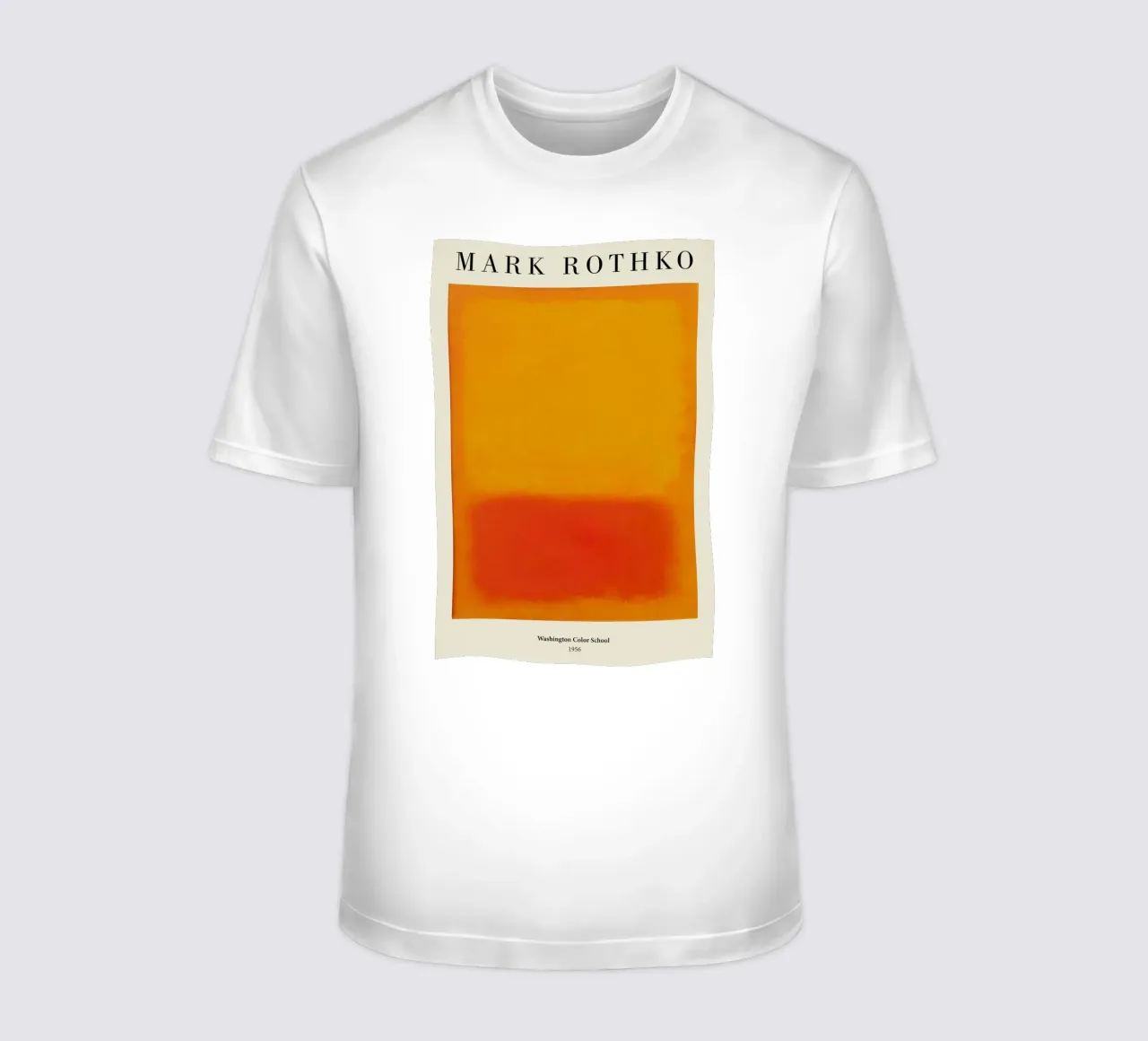 Mark Rothko Arancione Scuola del colore di Washington 1956 t-shirt da Spencershop