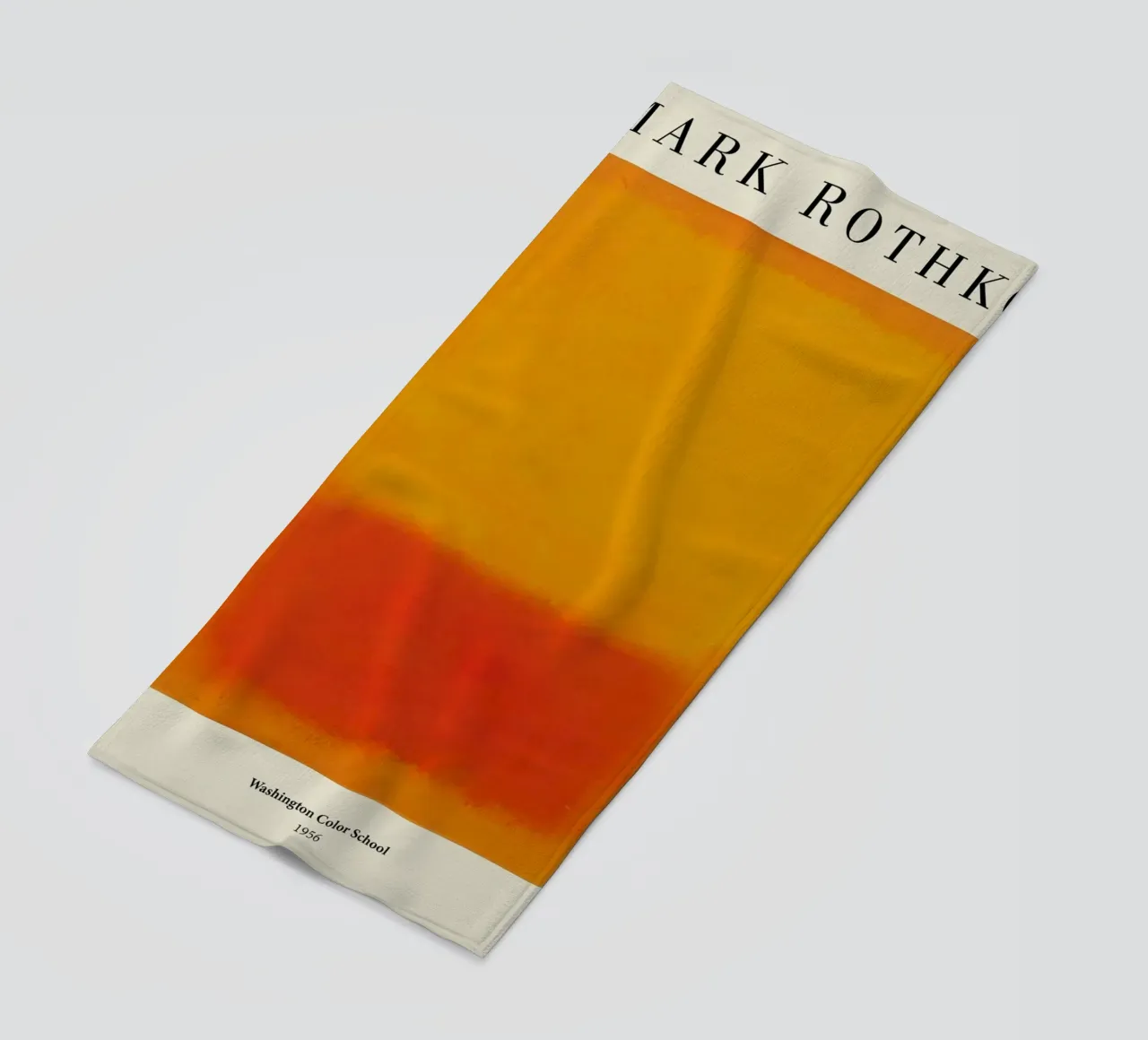 Mark Rothko Arancione Scuola del colore di Washington 1956 telo mare da Spencershop