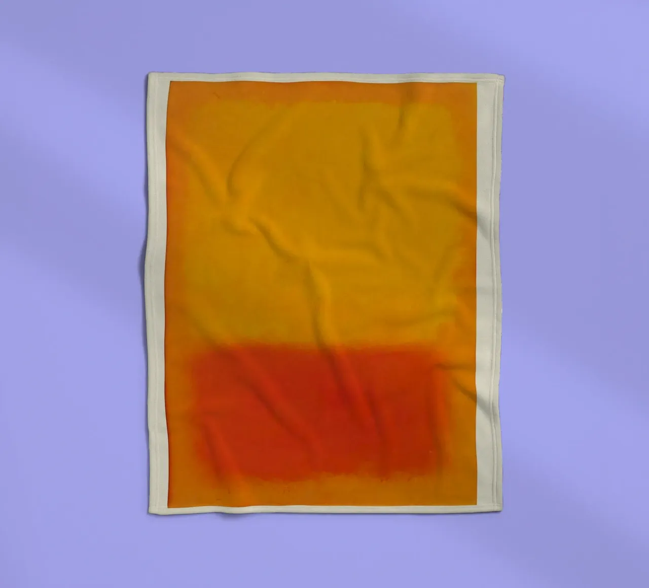 Mark Rothko Arancione Scuola del colore di Washington 1956 coperta in pile da Spencershop