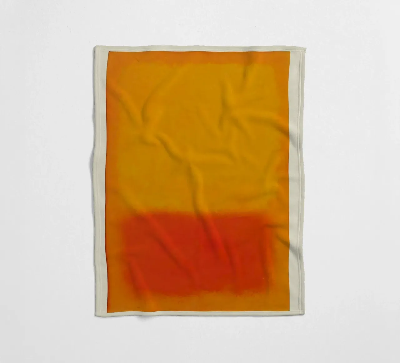 Mark Rothko Arancione Scuola del colore di Washington 1956 coperta in pile da Spencershop
