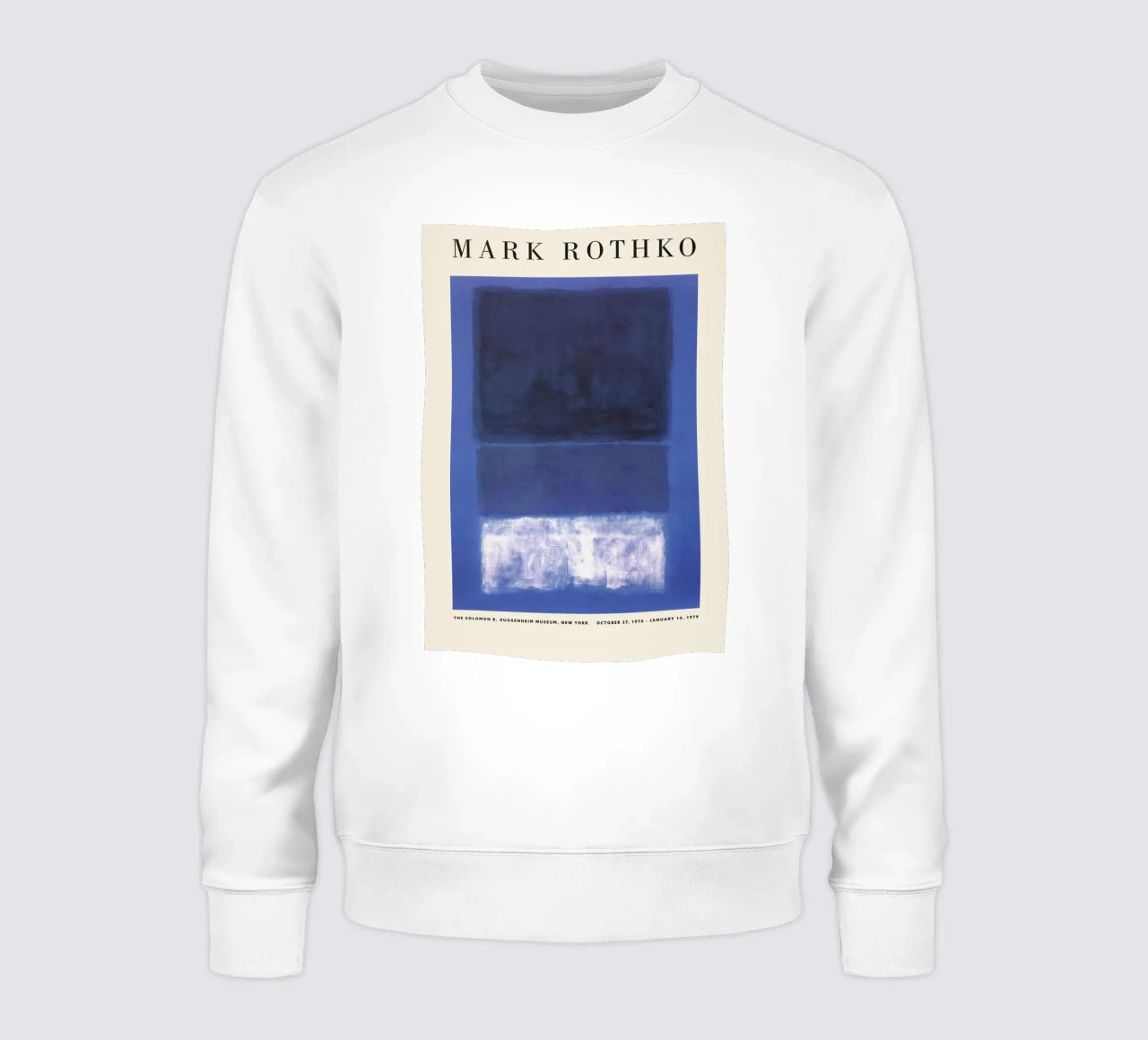 Retrospettiva Mark Rothko Blu felpa da Spencershop