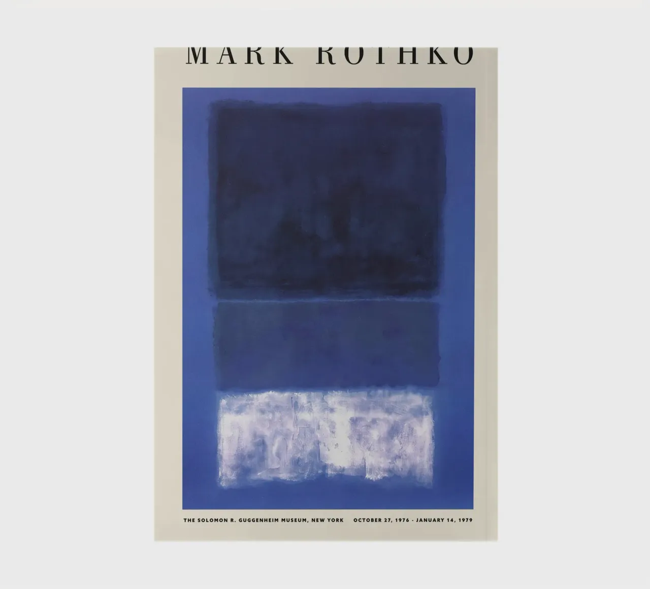 Mark Rothko Retrospective Blue notebook by Spencershop