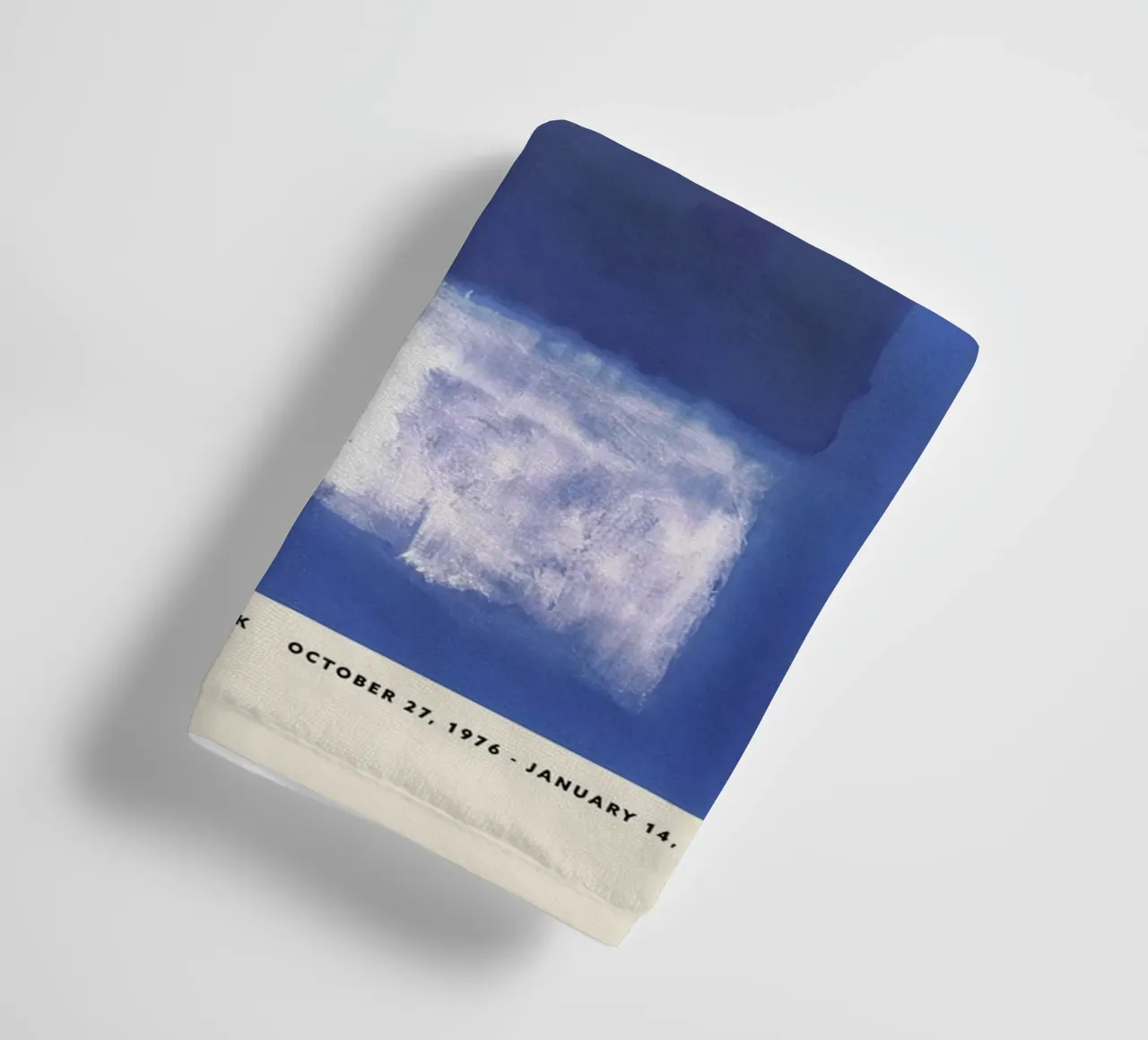 Retrospettiva Mark Rothko Blu asciugamano da bagno da Spencershop