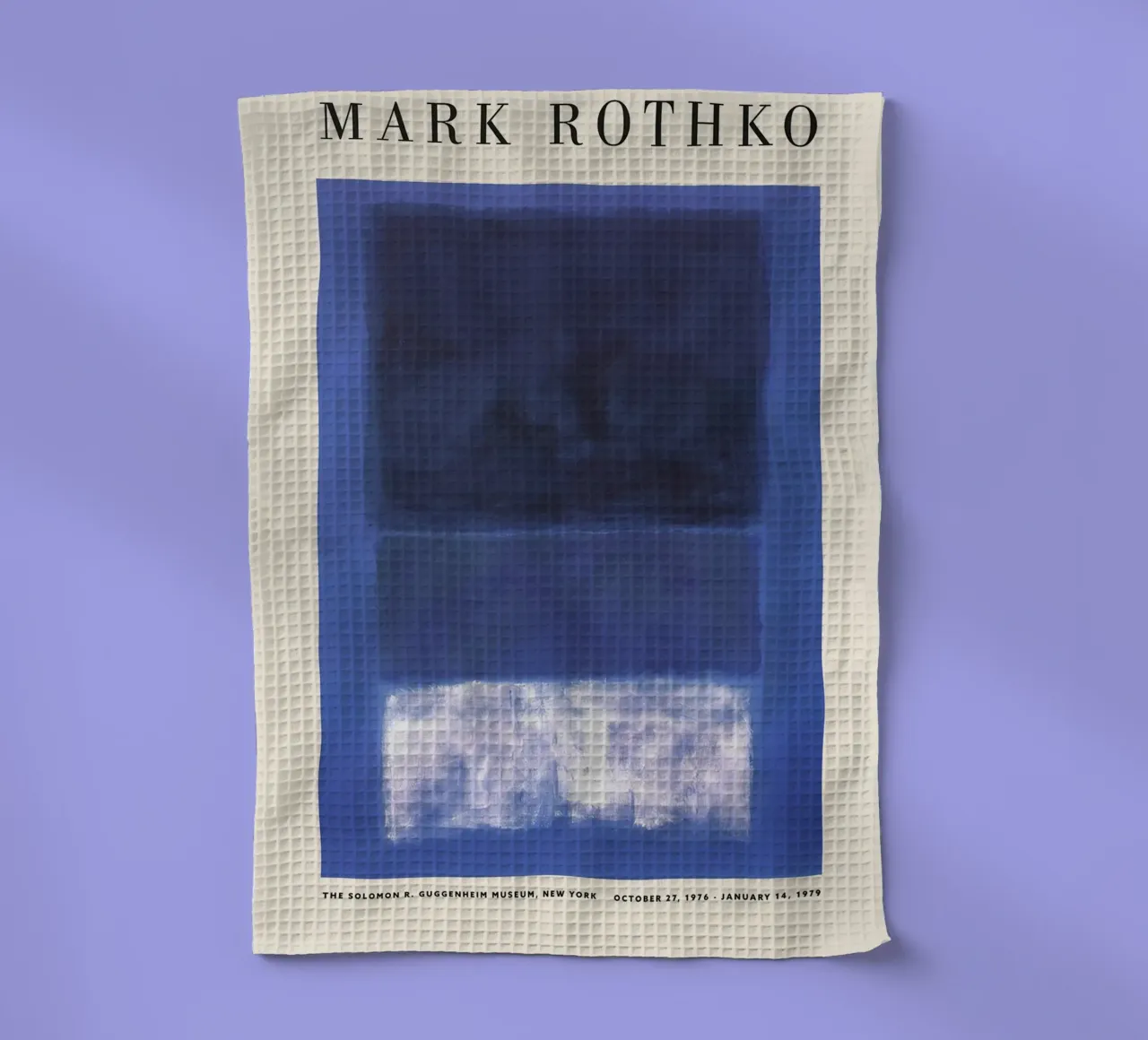 Rétrospective Mark Rothko Bleu torchon de Spencershop