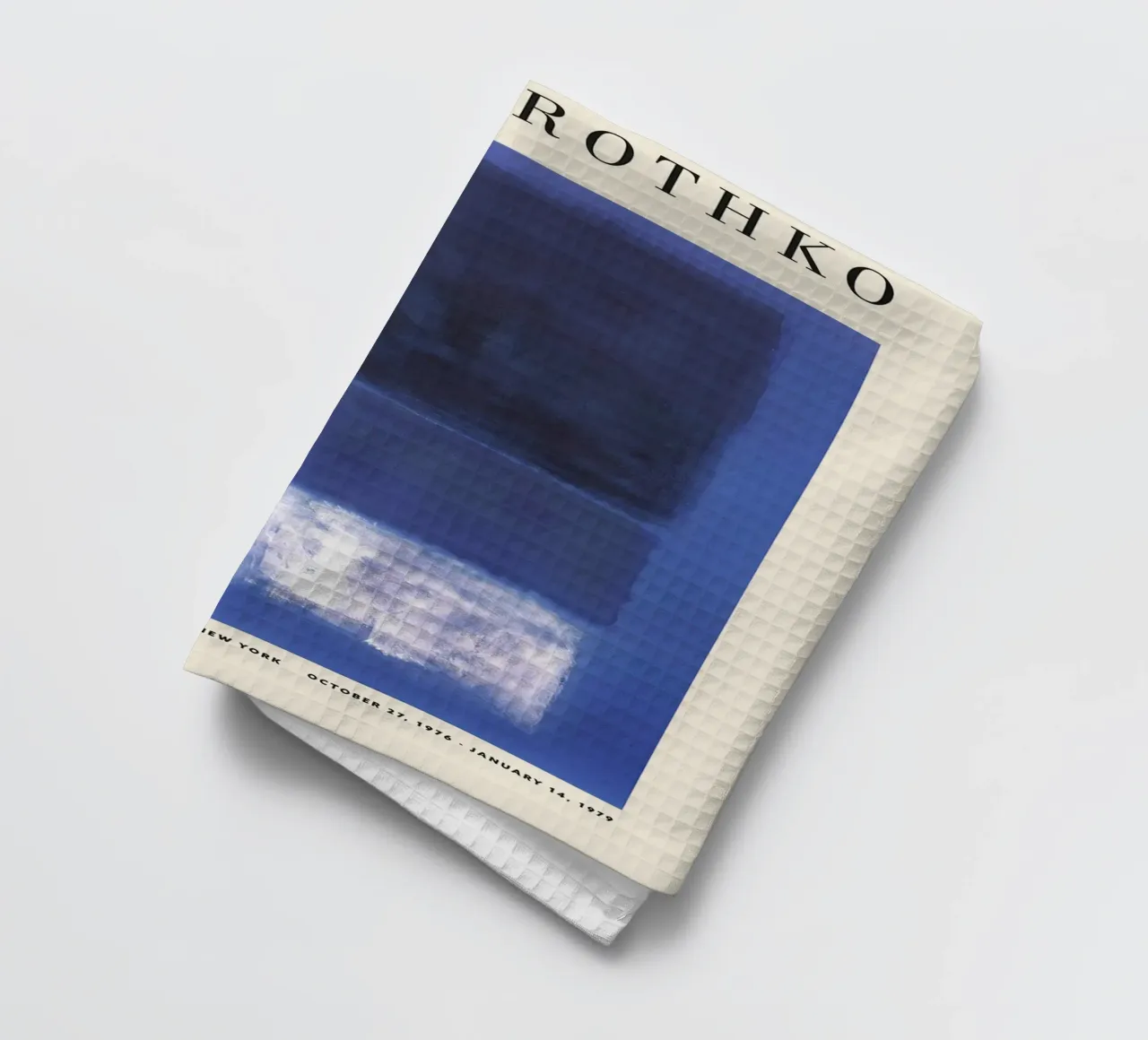 Rétrospective Mark Rothko Bleu torchon de Spencershop