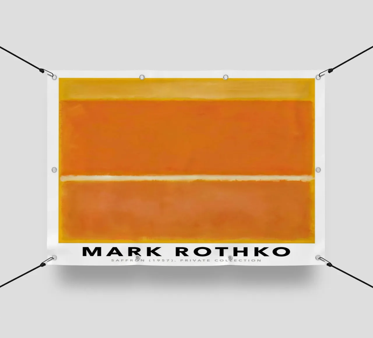 Mark Rothko Arancione Giallo Zafferano 1957 telo in pvc da Spencershop