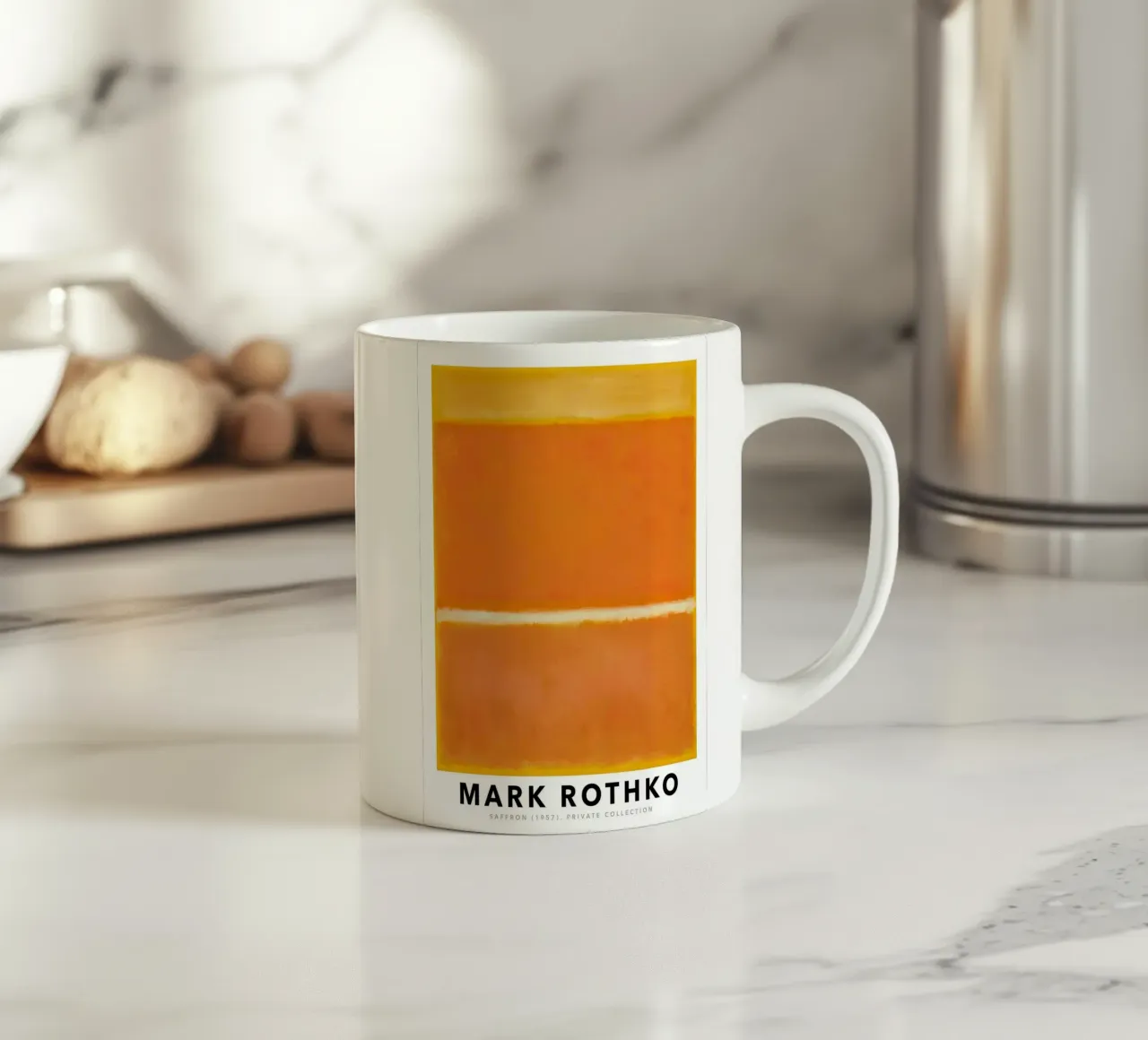Mark Rothko Arancione Giallo Zafferano 1957 tazza in ceramica da Spencershop