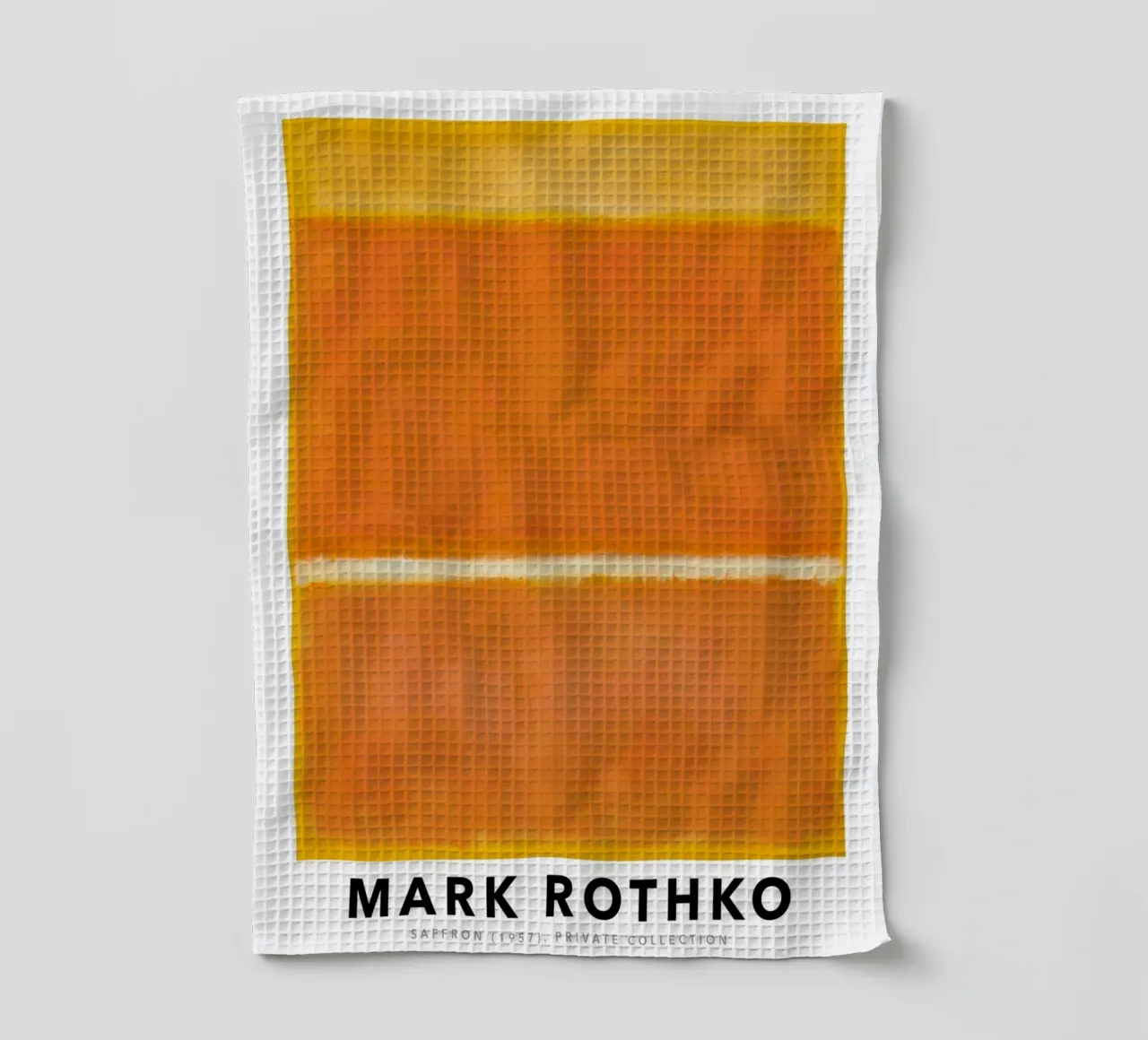 Mark Rothko Arancione Giallo Zafferano 1957 canovaccio da cucina da Spencershop