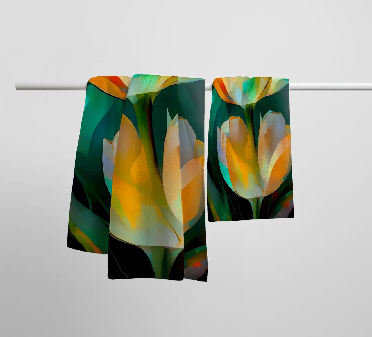 Glasblumen asciugamano da bagno da kosinsart.gallery
